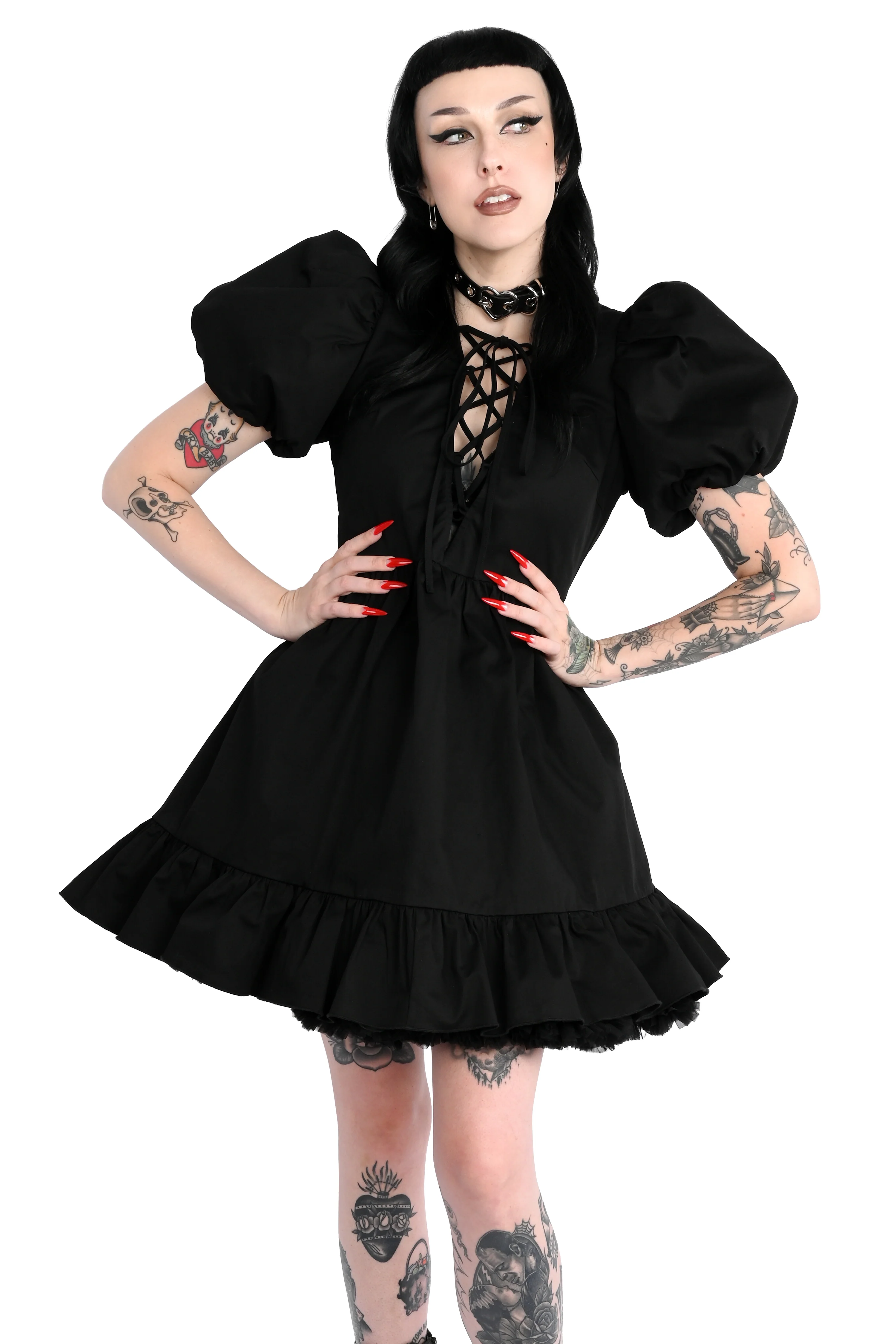 Abby Puff Sleeve Dress - No Restock! - Image 10