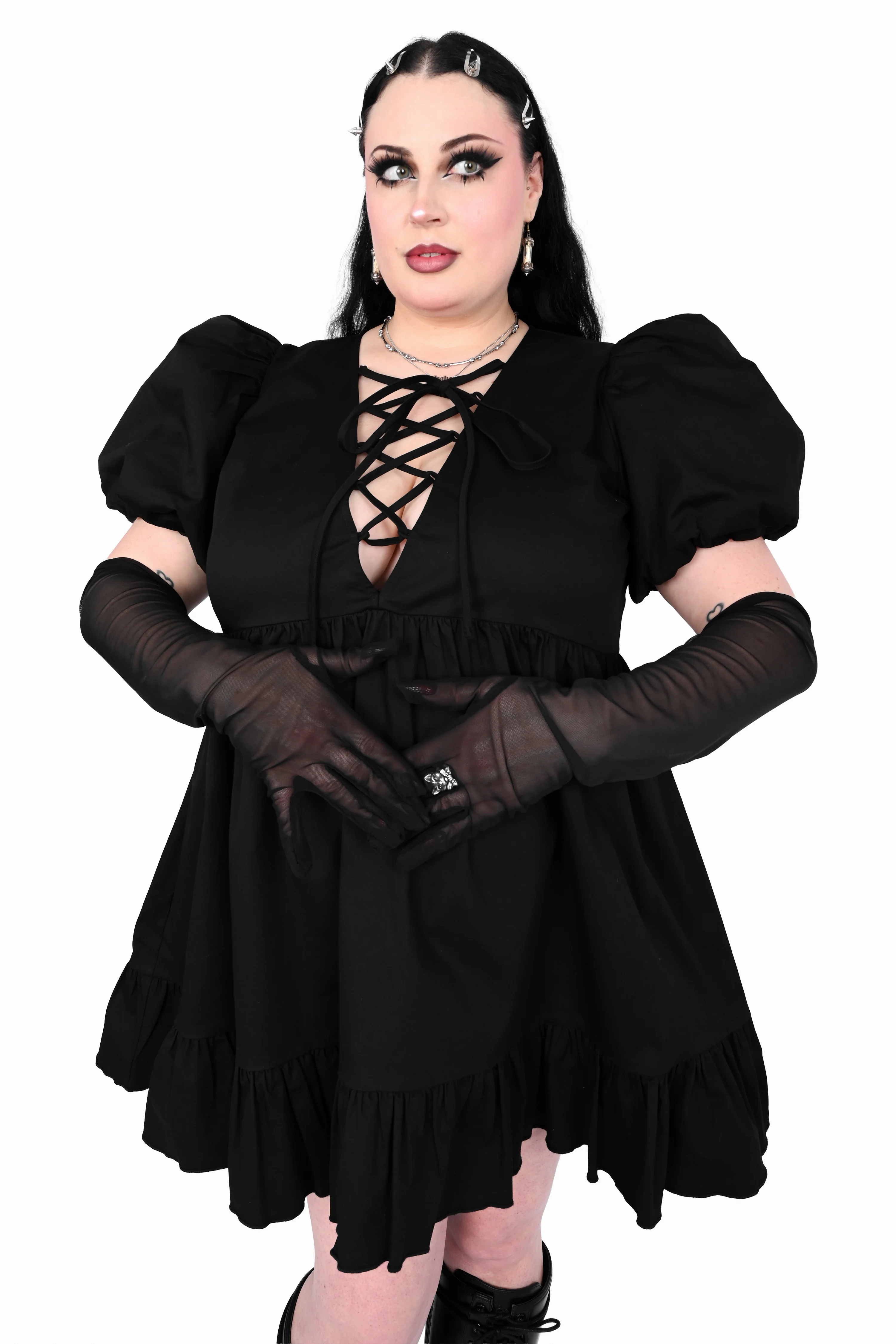 Abby Puff Sleeve Dress - No Restock! - Image 12