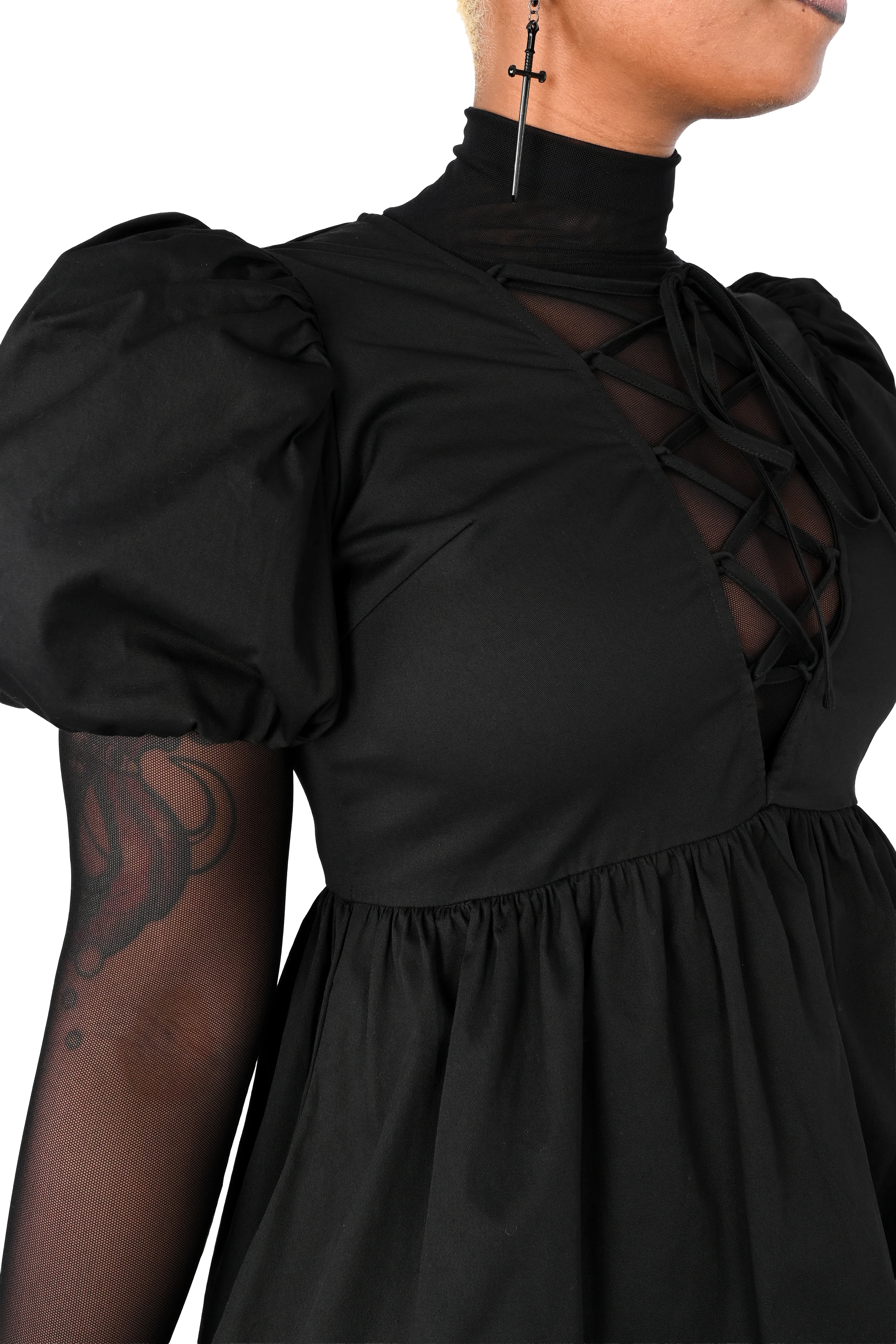 Abby Puff Sleeve Dress - No Restock! - Image 5