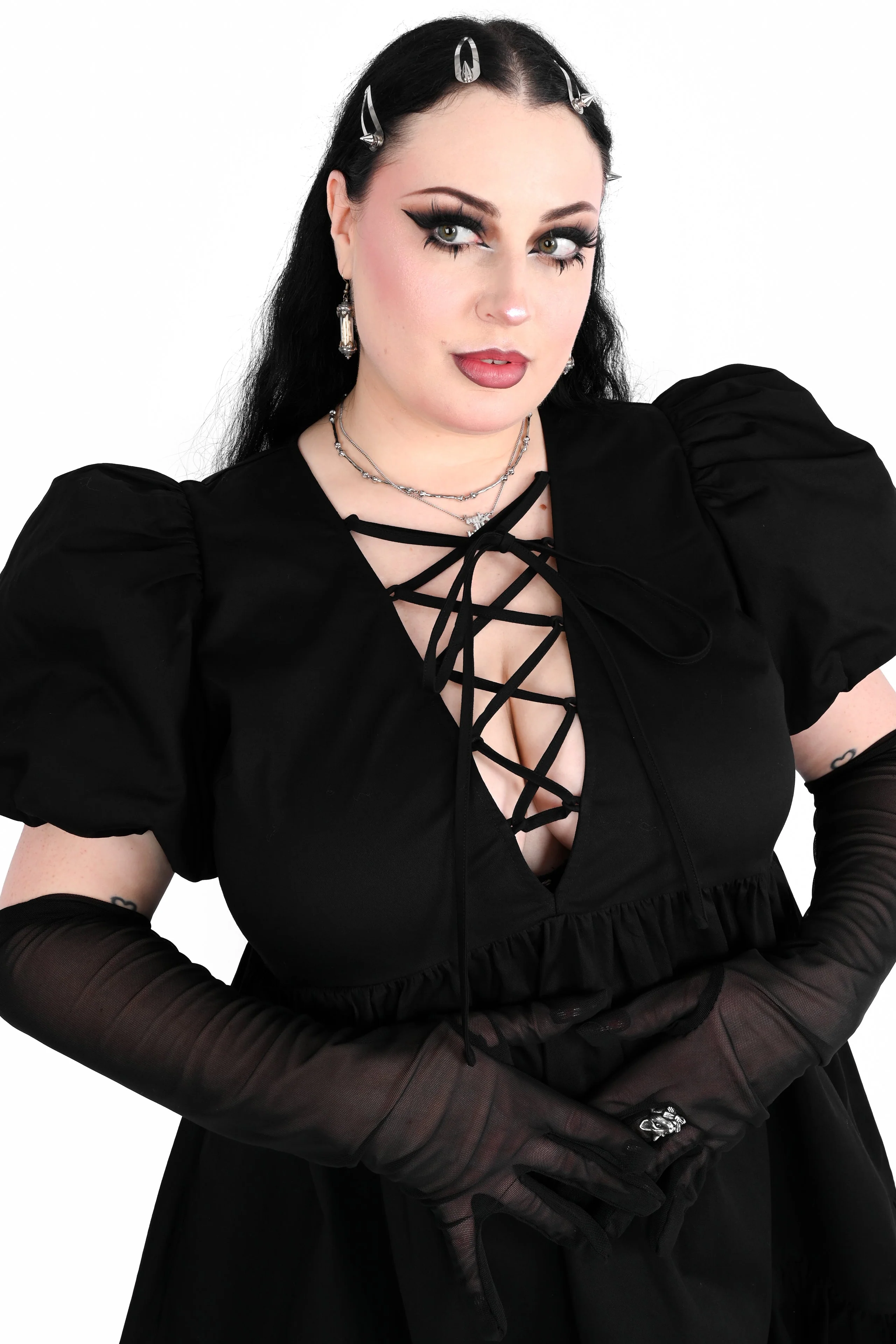 Abby Puff Sleeve Dress - No Restock! - Image 6
