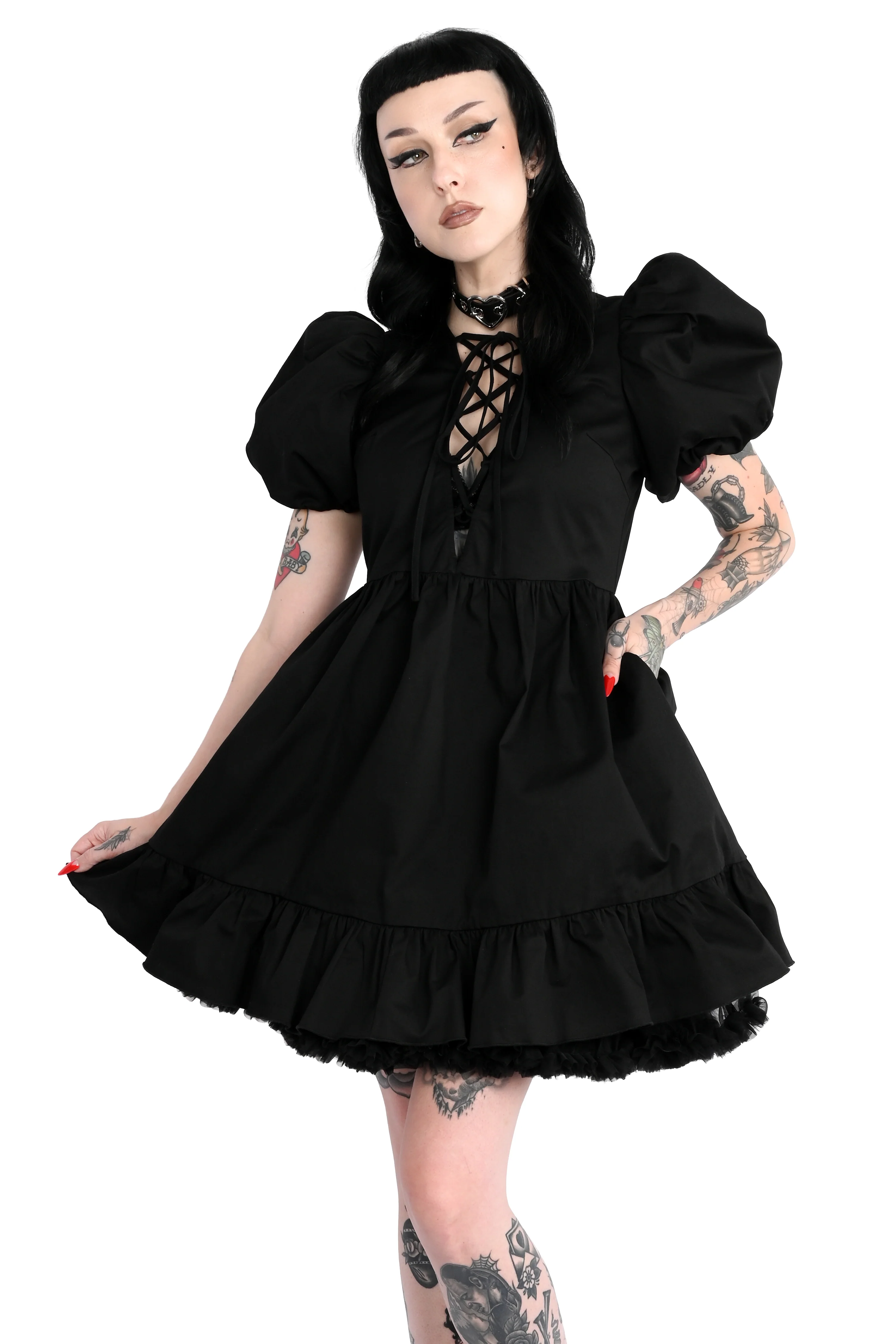 Abby Puff Sleeve Dress - No Restock! - Image 7
