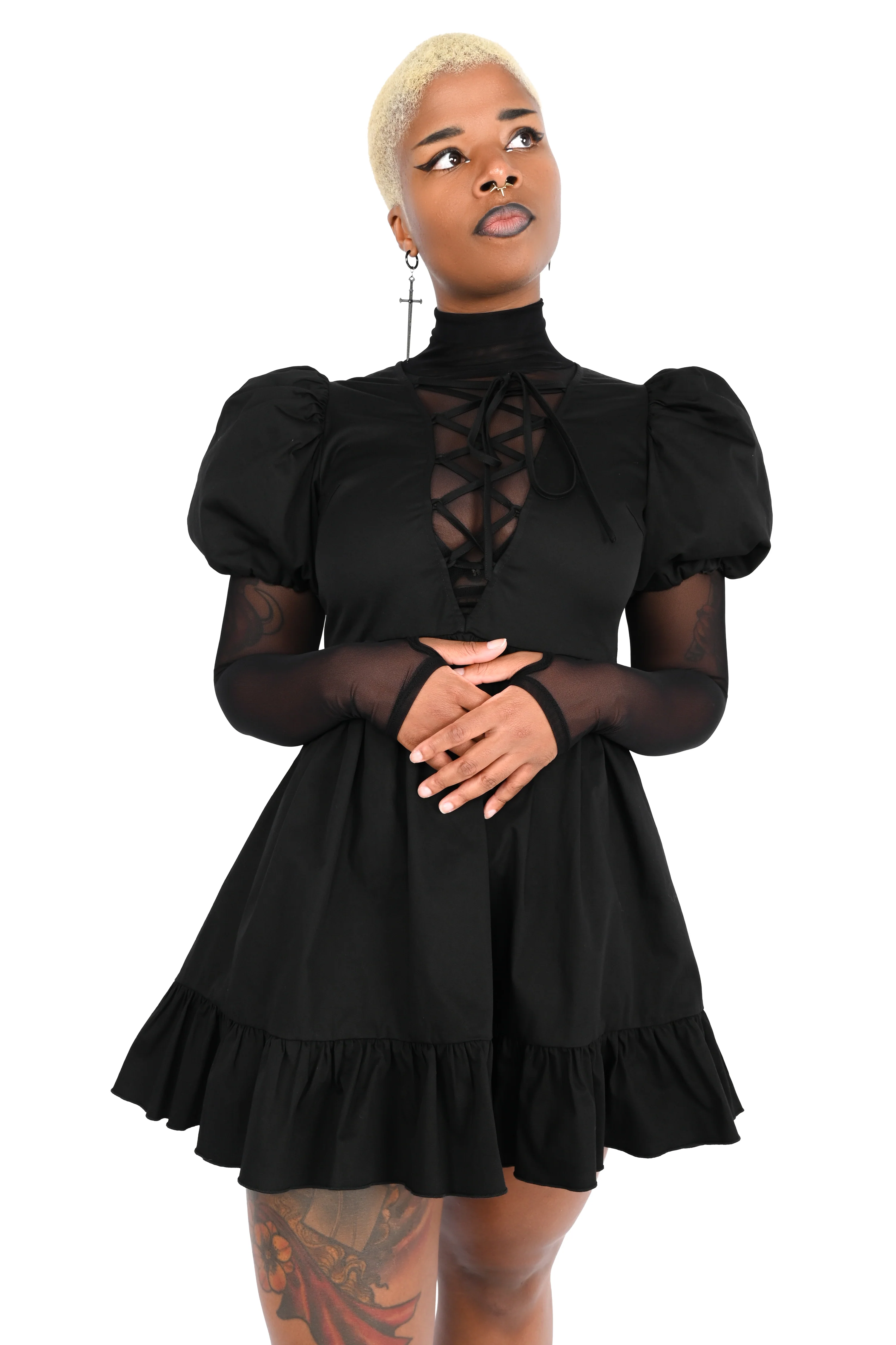 Abby Puff Sleeve Dress - No Restock! - Image 8