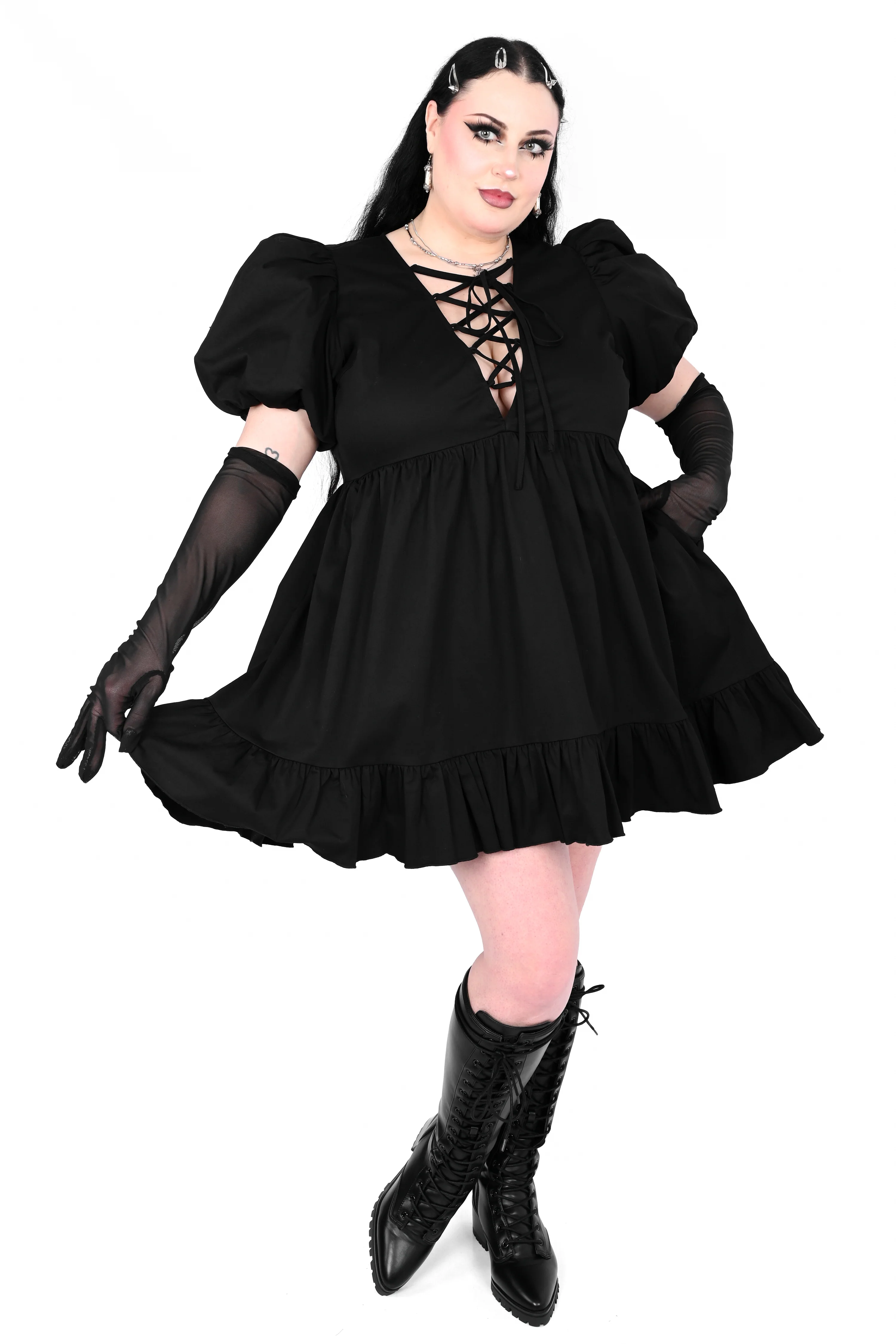 Abby Puff Sleeve Dress - No Restock! - Image 9