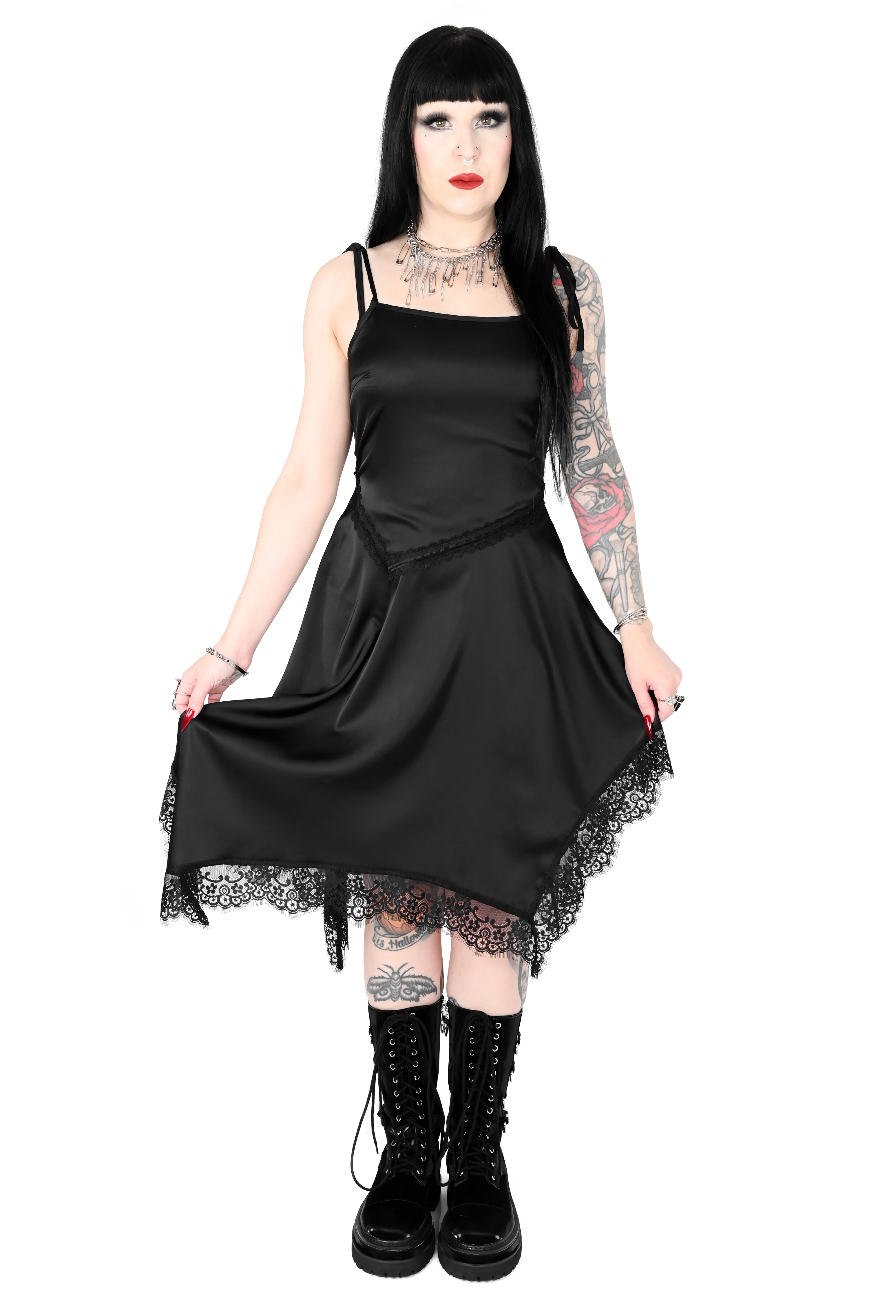 Ada Satin Slip Dress - No Restock! - Image 5