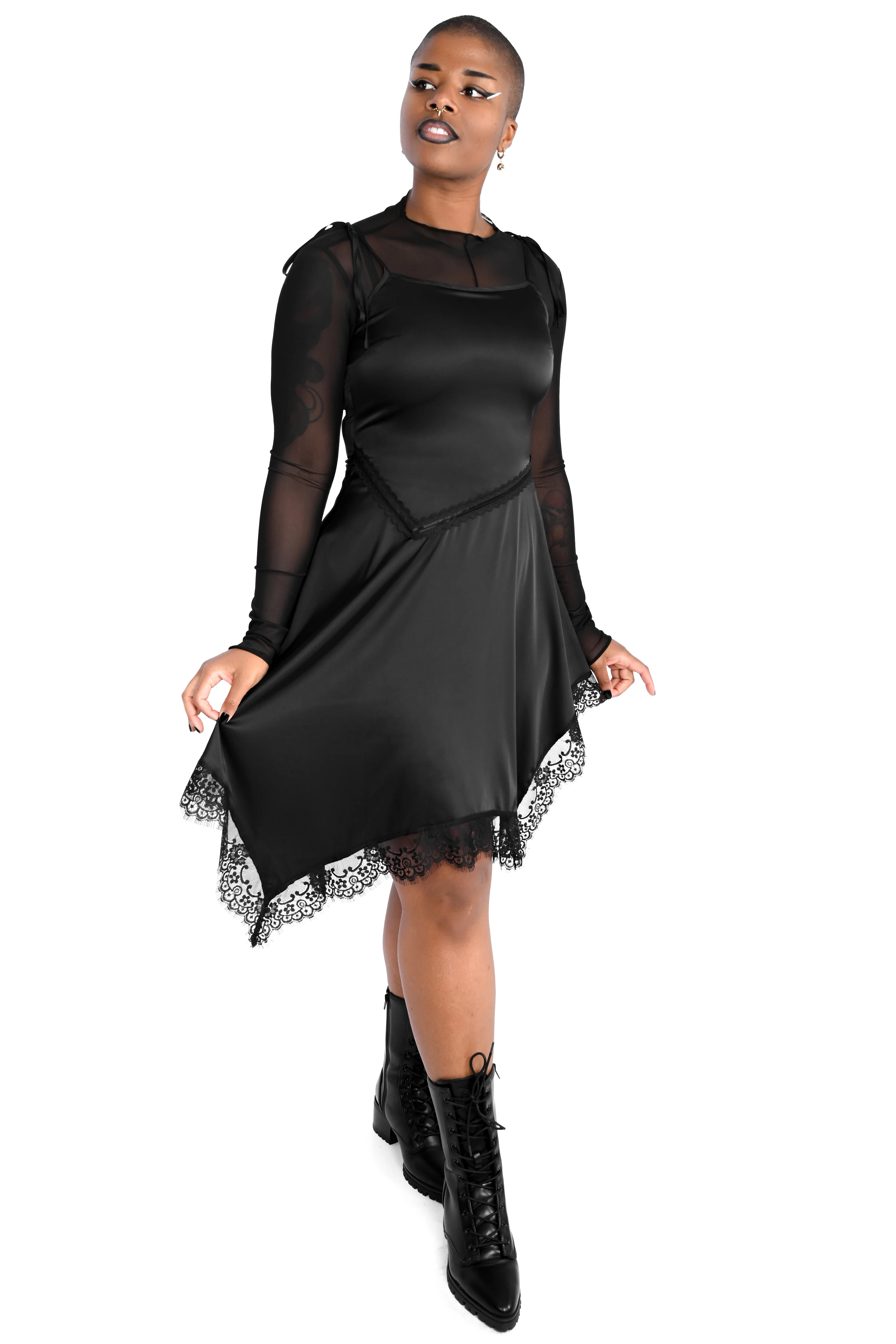 Ada Satin Slip Dress - No Restock! - Image 6