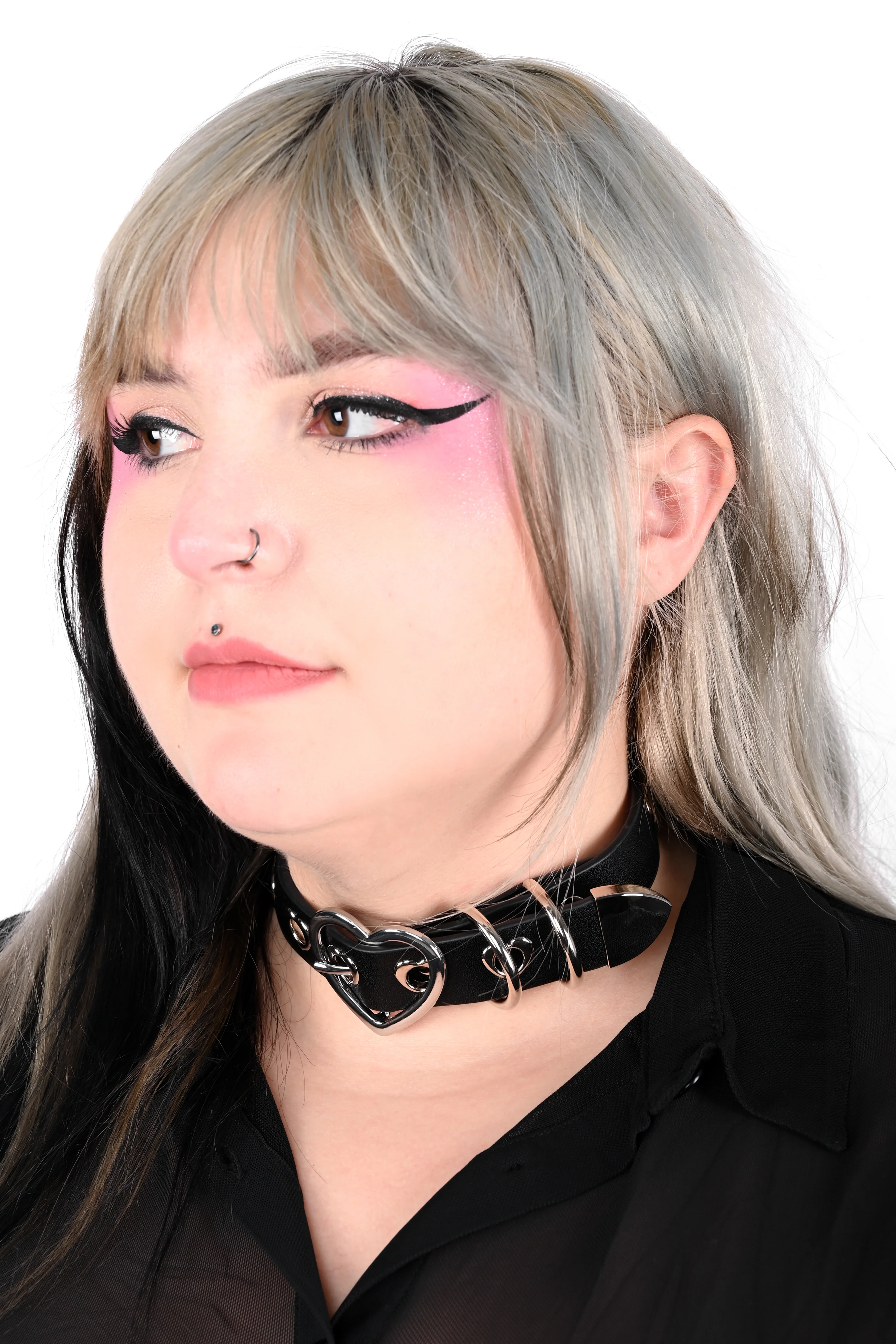 Amor Choker Necklace - Black