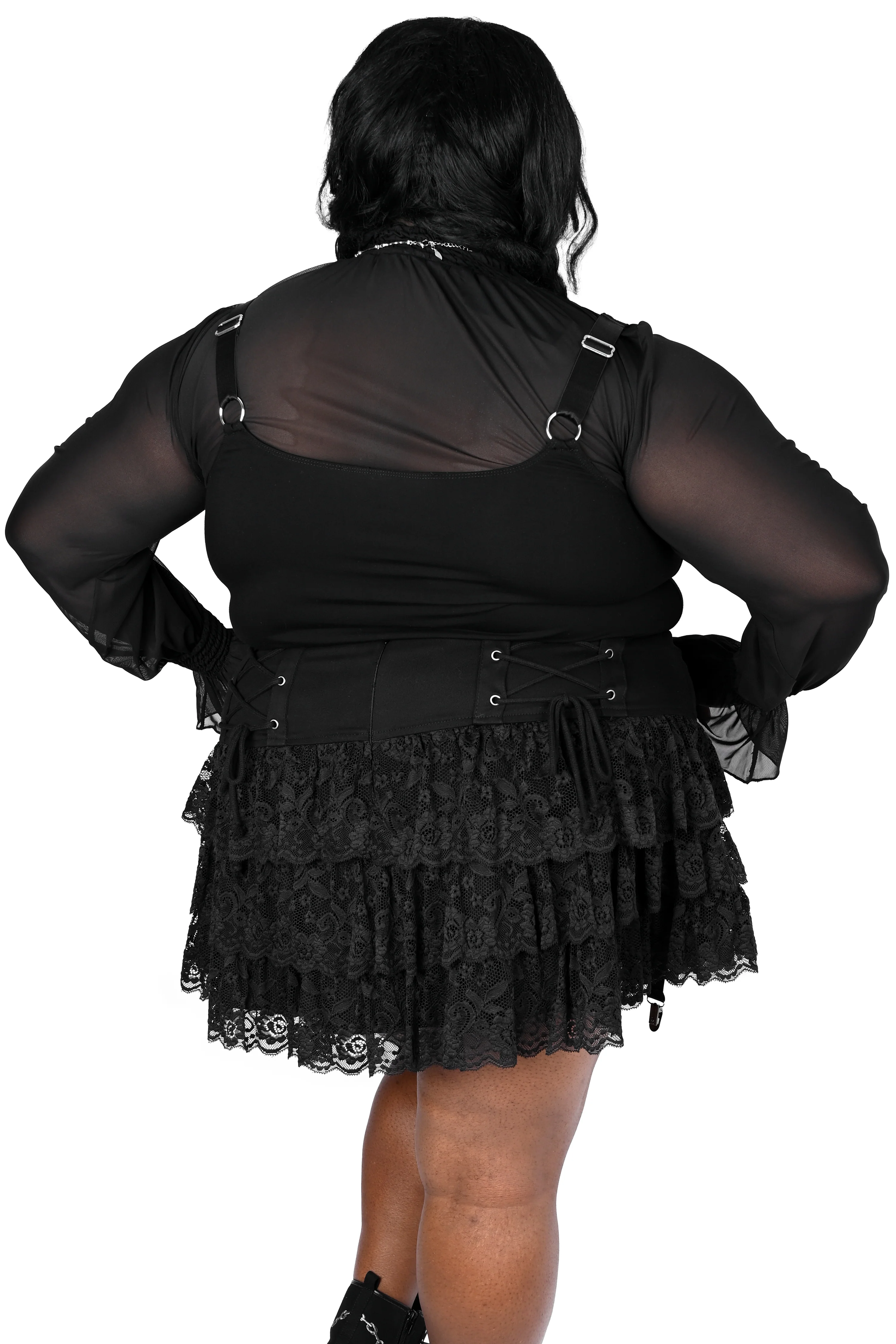 Andrea Mesh Long Sleeve Top - Image 7