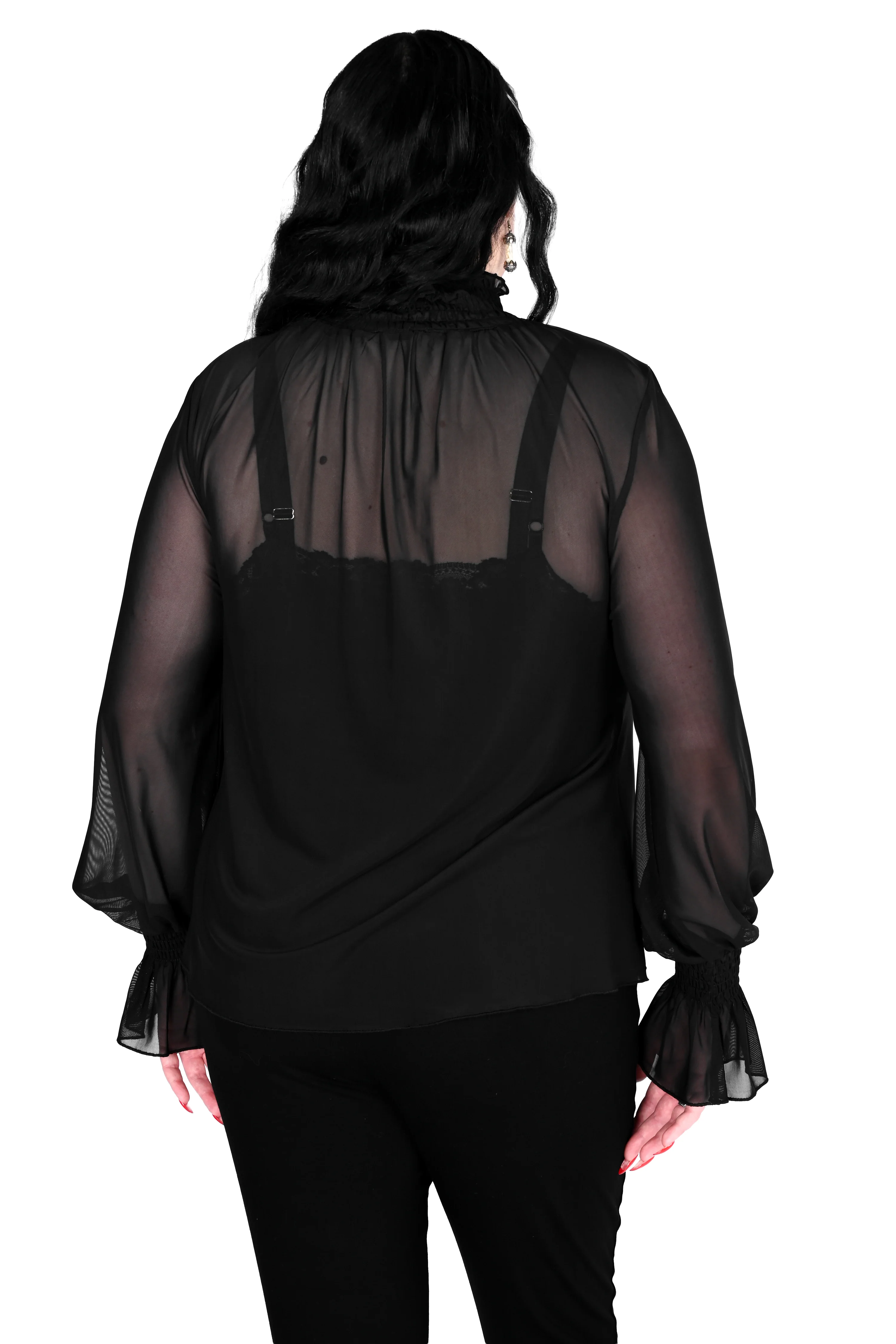 Andrea Mesh Long Sleeve Top - Image 8