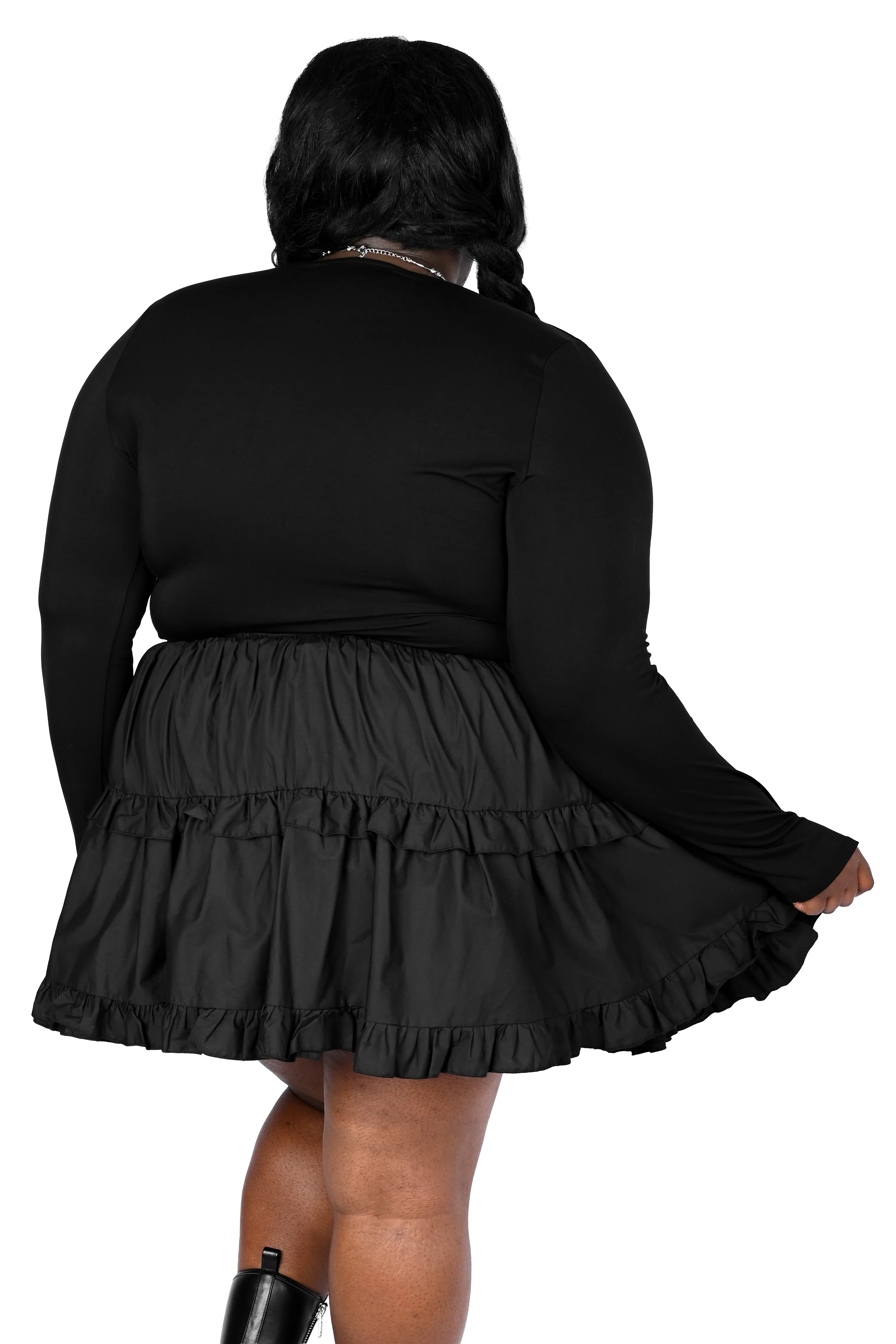 Ballet Wrap Long Sleeve Top - Image 8
