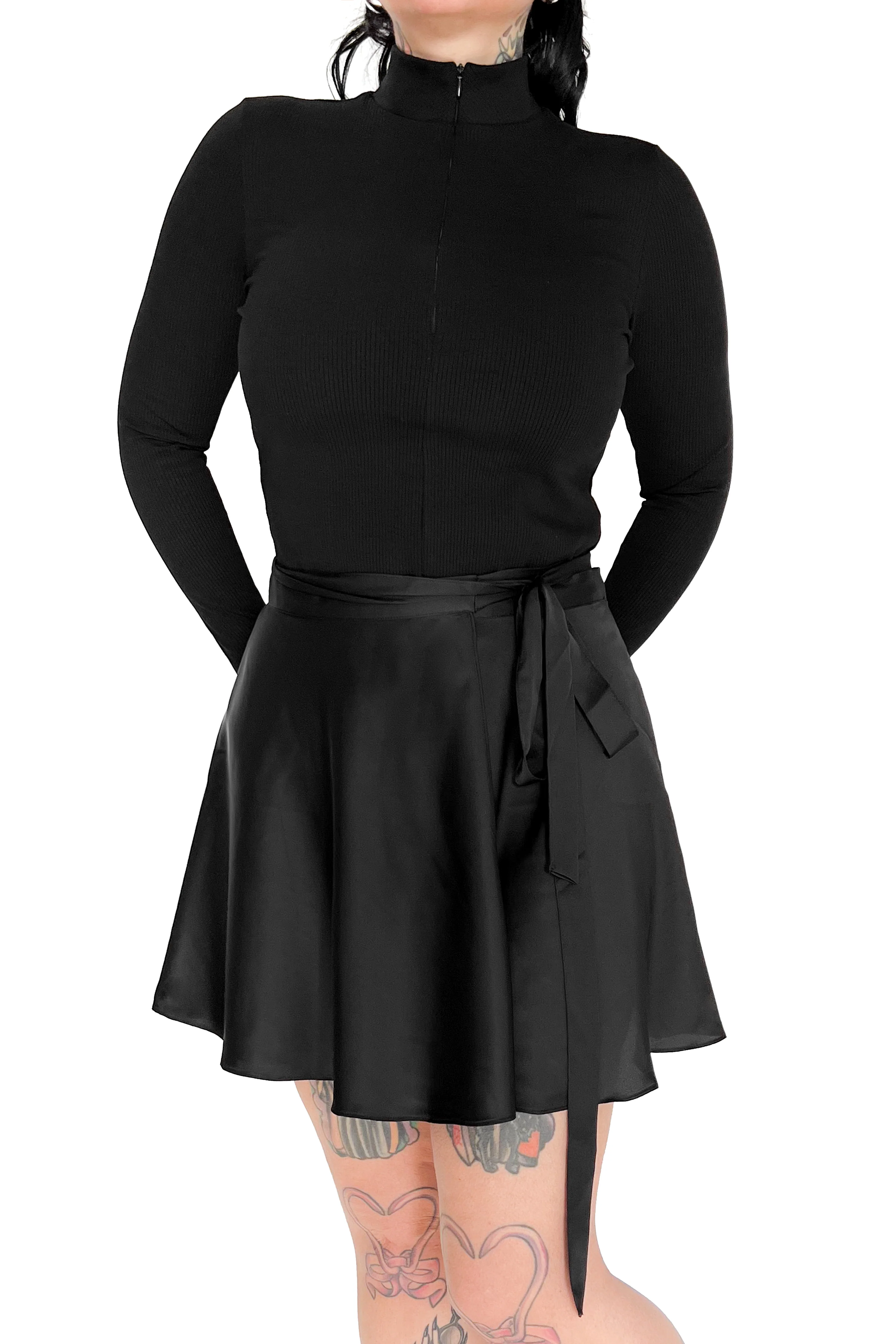 Satin Ballet Wrap Skirt - No Restock! - Image 3