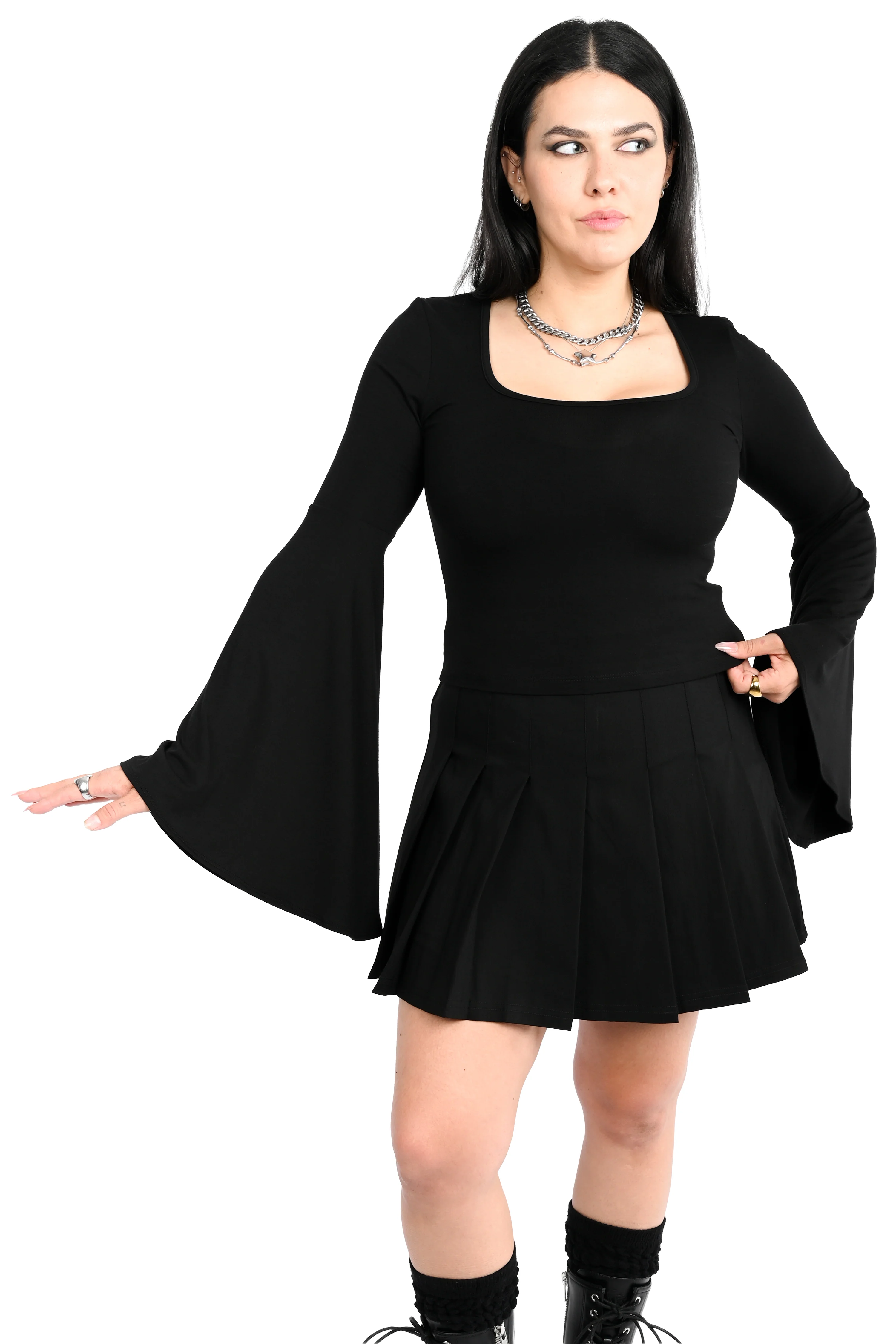 Alexa Bell Sleeve Top - Image 4