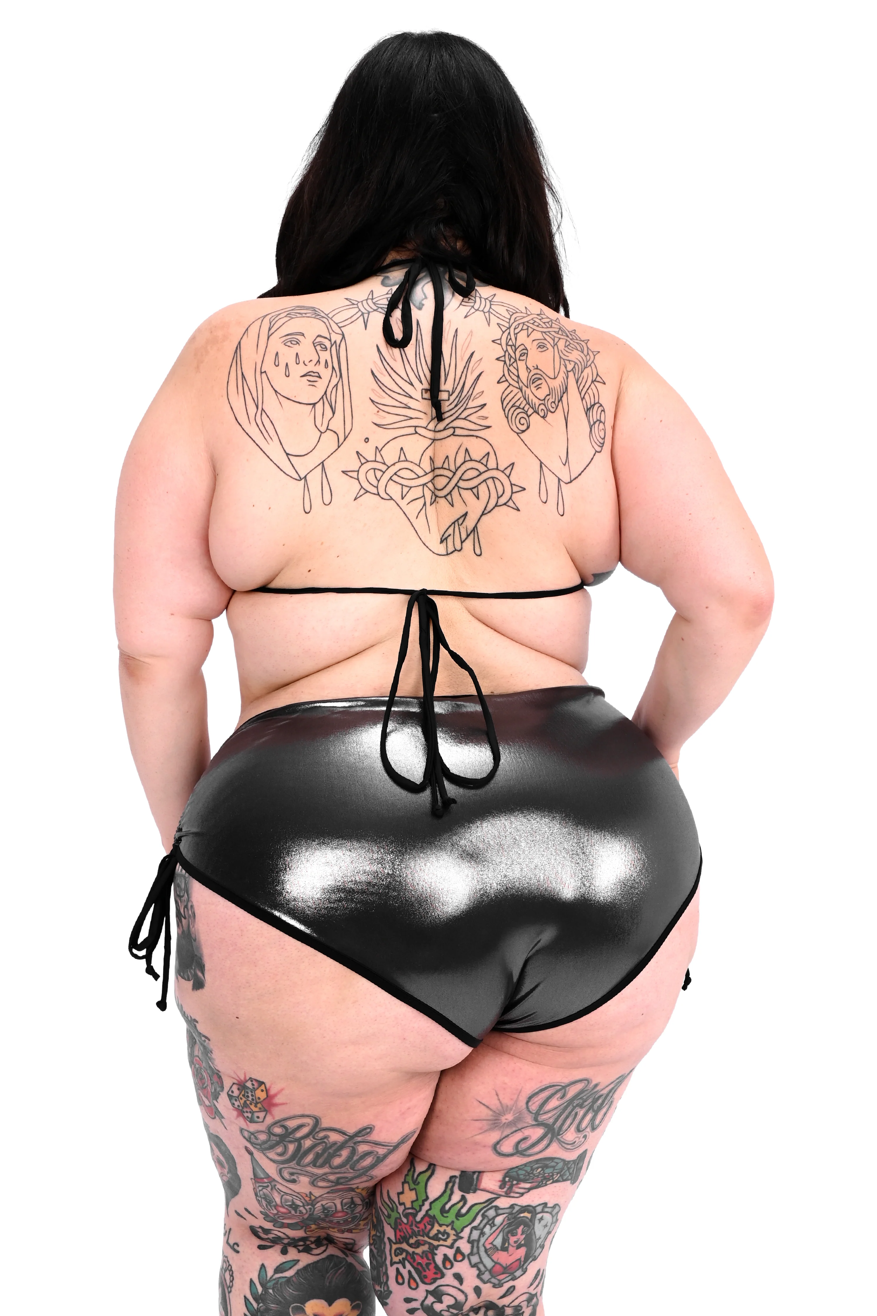 Black Chrome Triangle Bikini Top - Limited Edition - Image 5