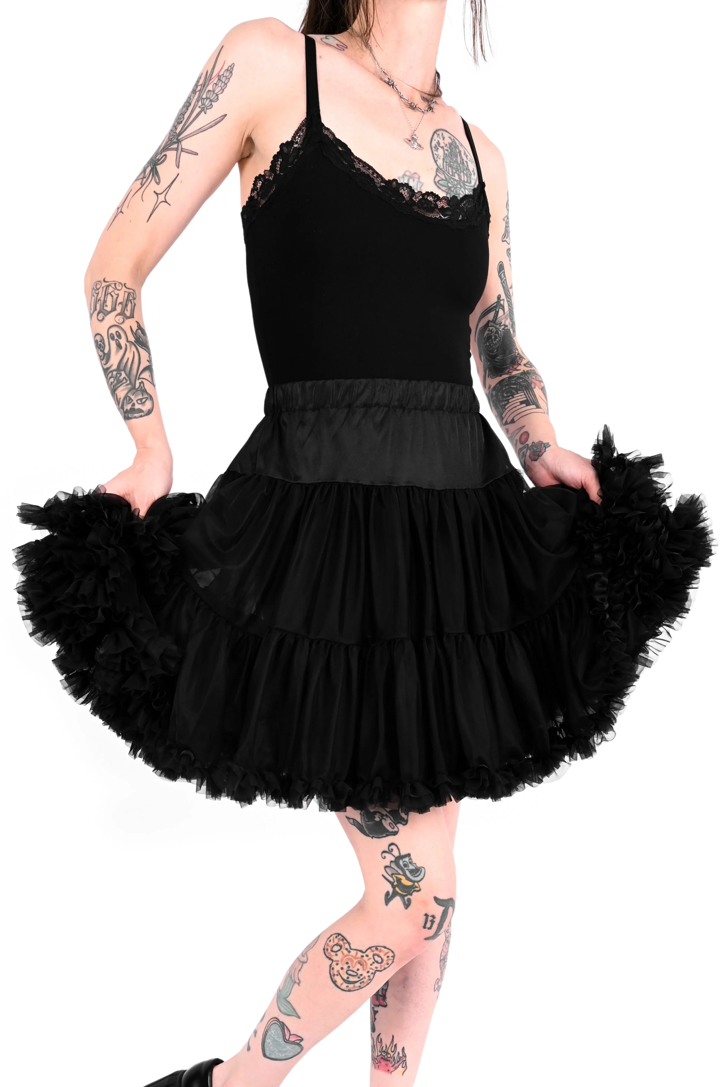 Fluffy Black Petticoat - Image 3
