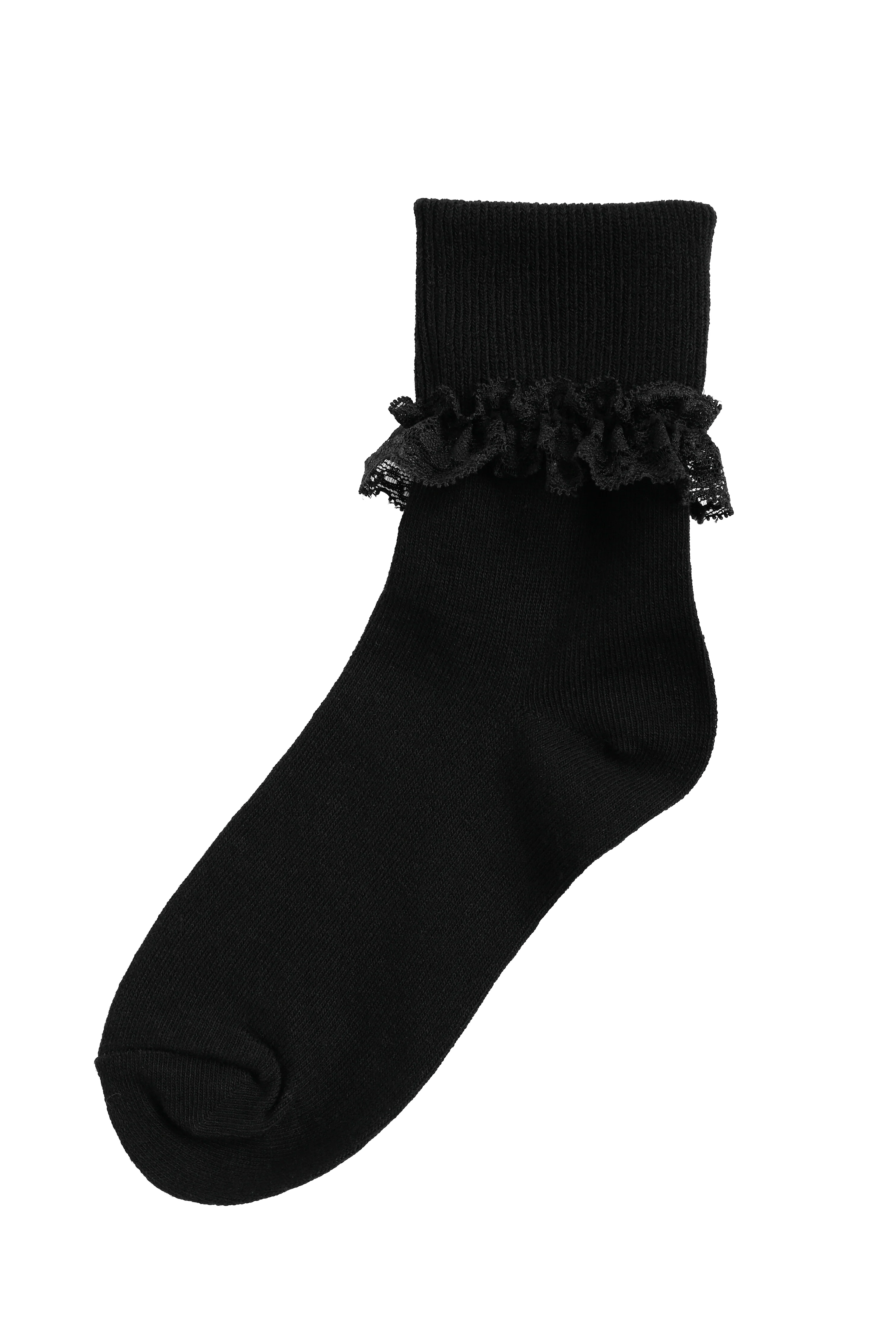 Black Lace Bobby Socks - Image 6