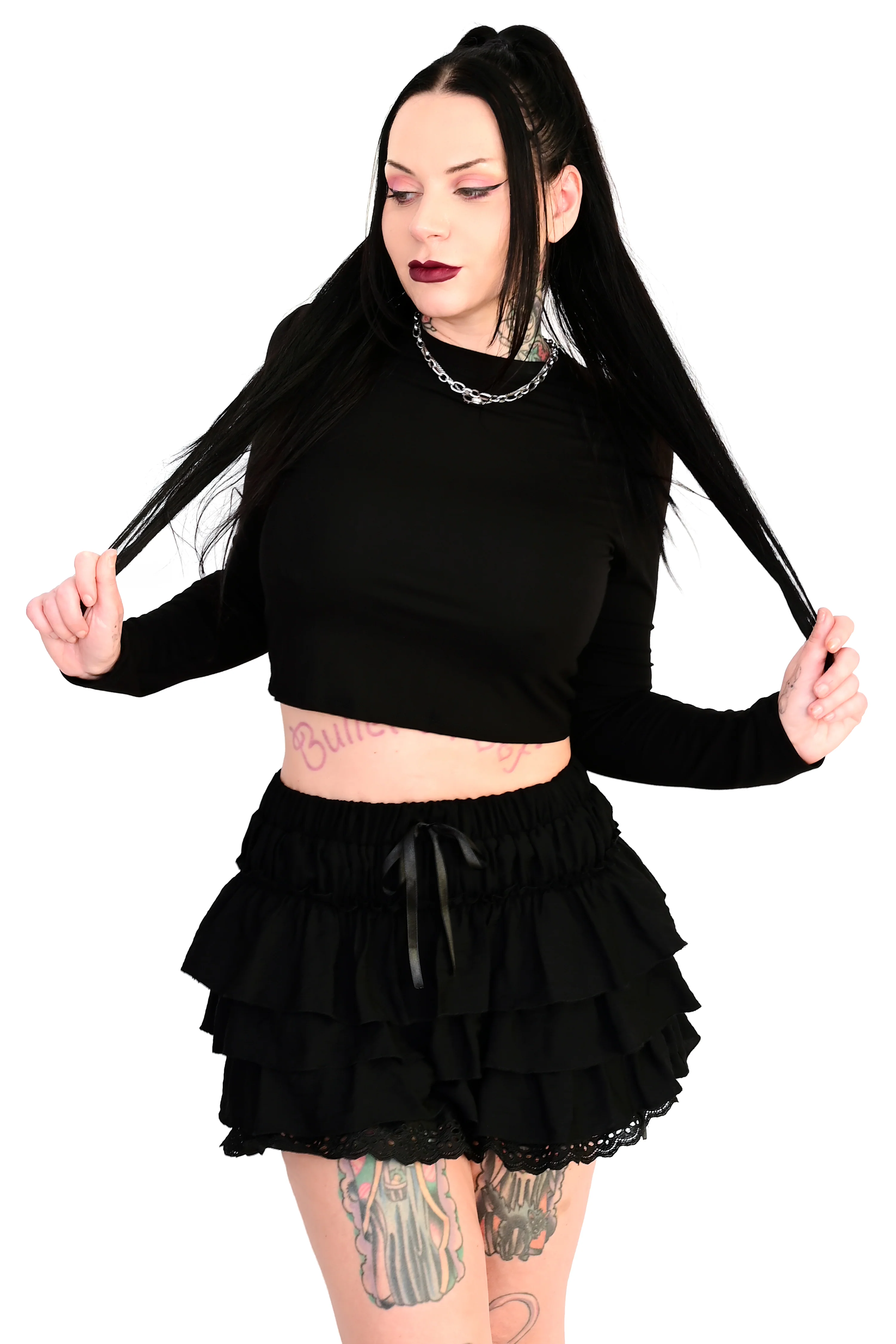 Black Ruffle Bloomers - Image 13