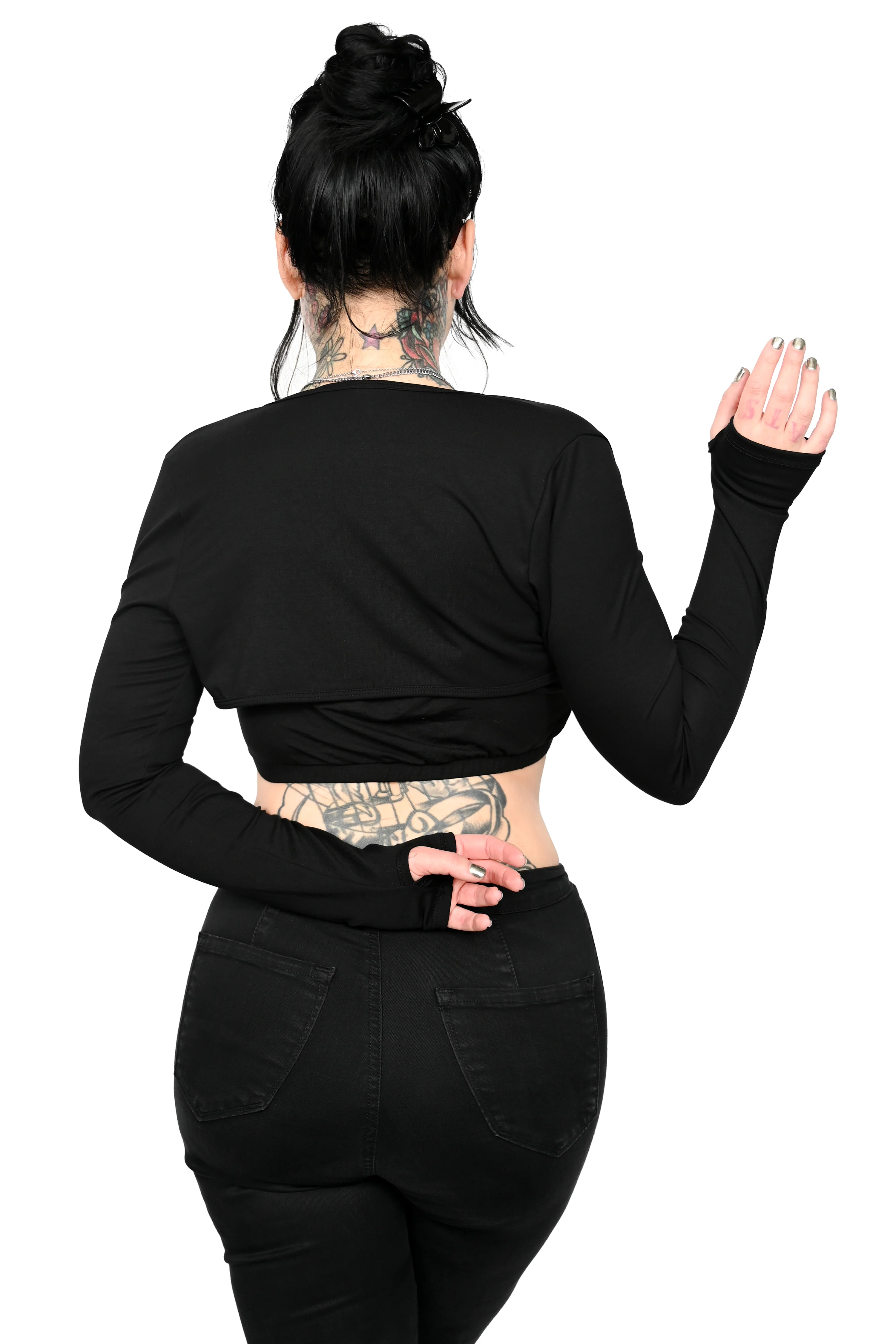 Signature Bolero With Thumb Holes - Image 3