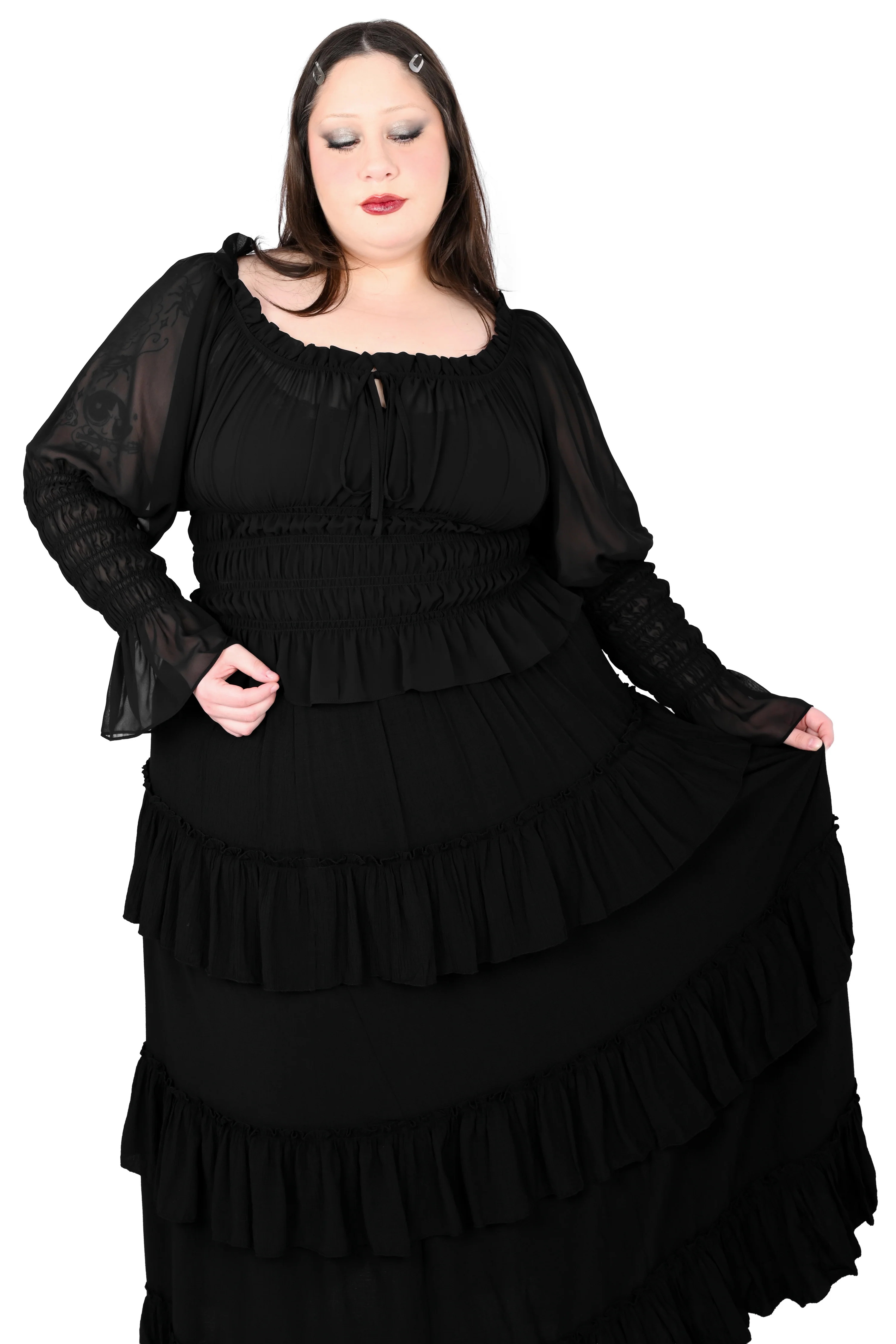 Celia Chiffon Top - Image 7