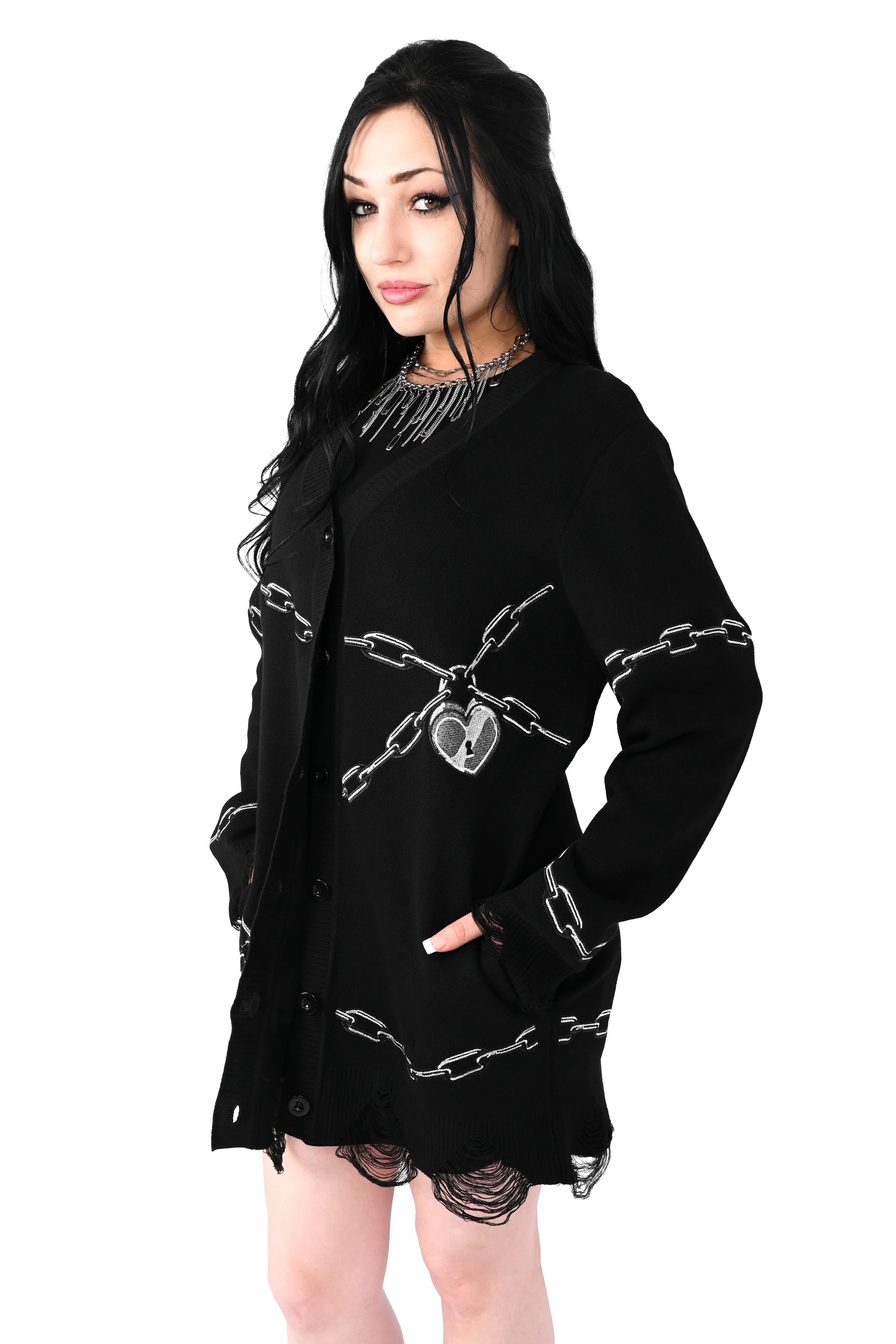 Chained Cardigan - Image 6
