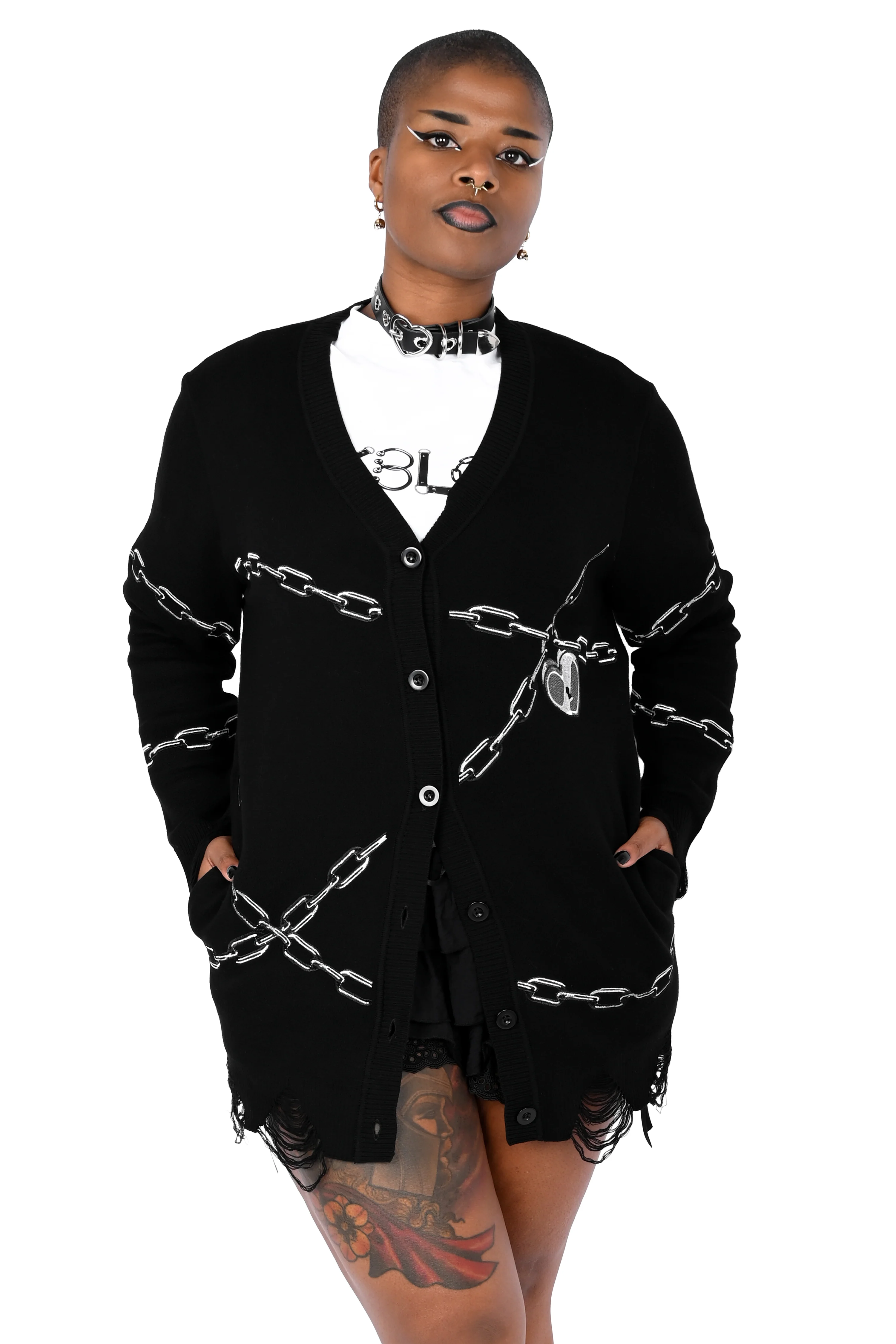 Chained Cardigan - Image 7