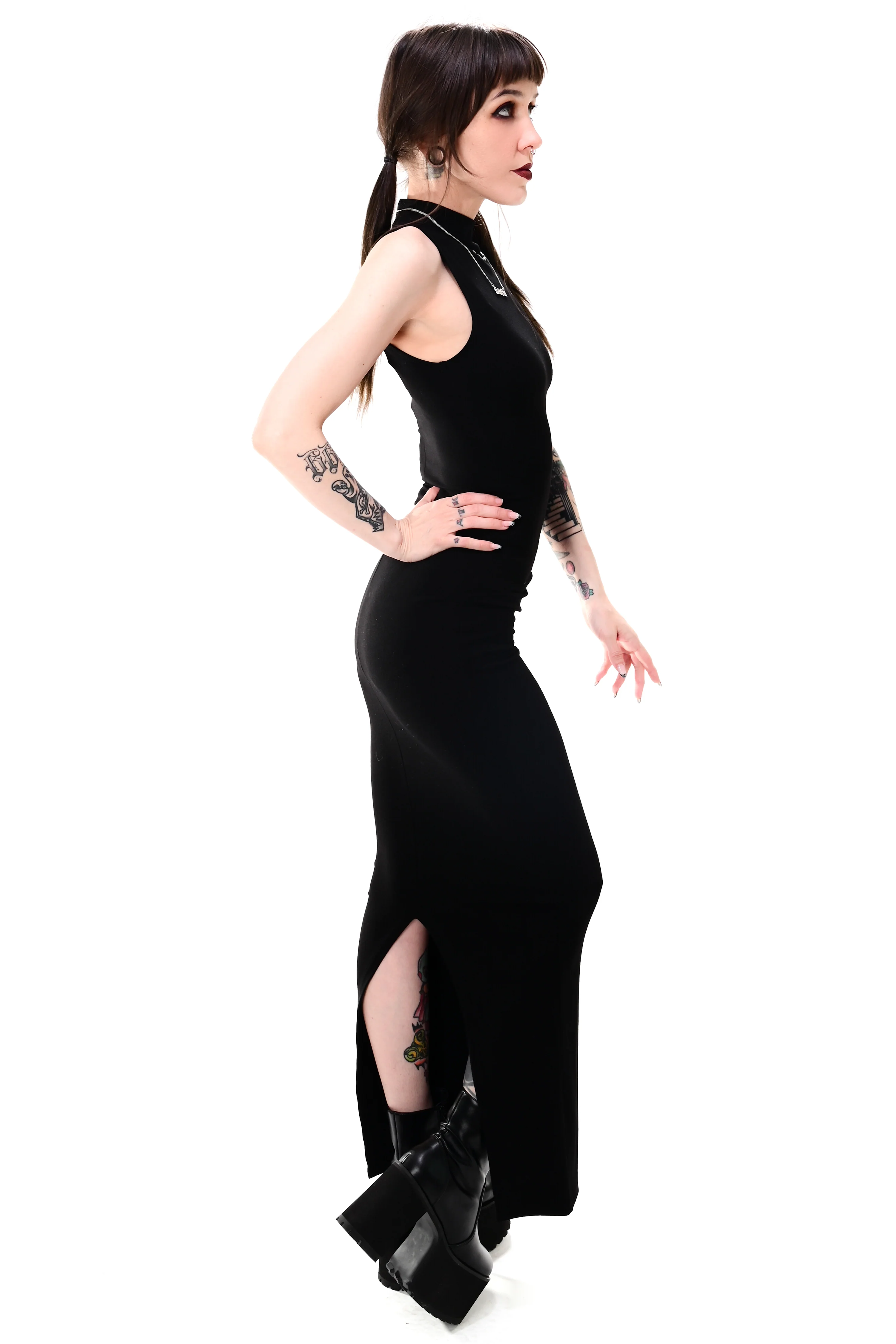 Claire High Neck Maxi Dress - XL/3XL/4XL left! - Image 4