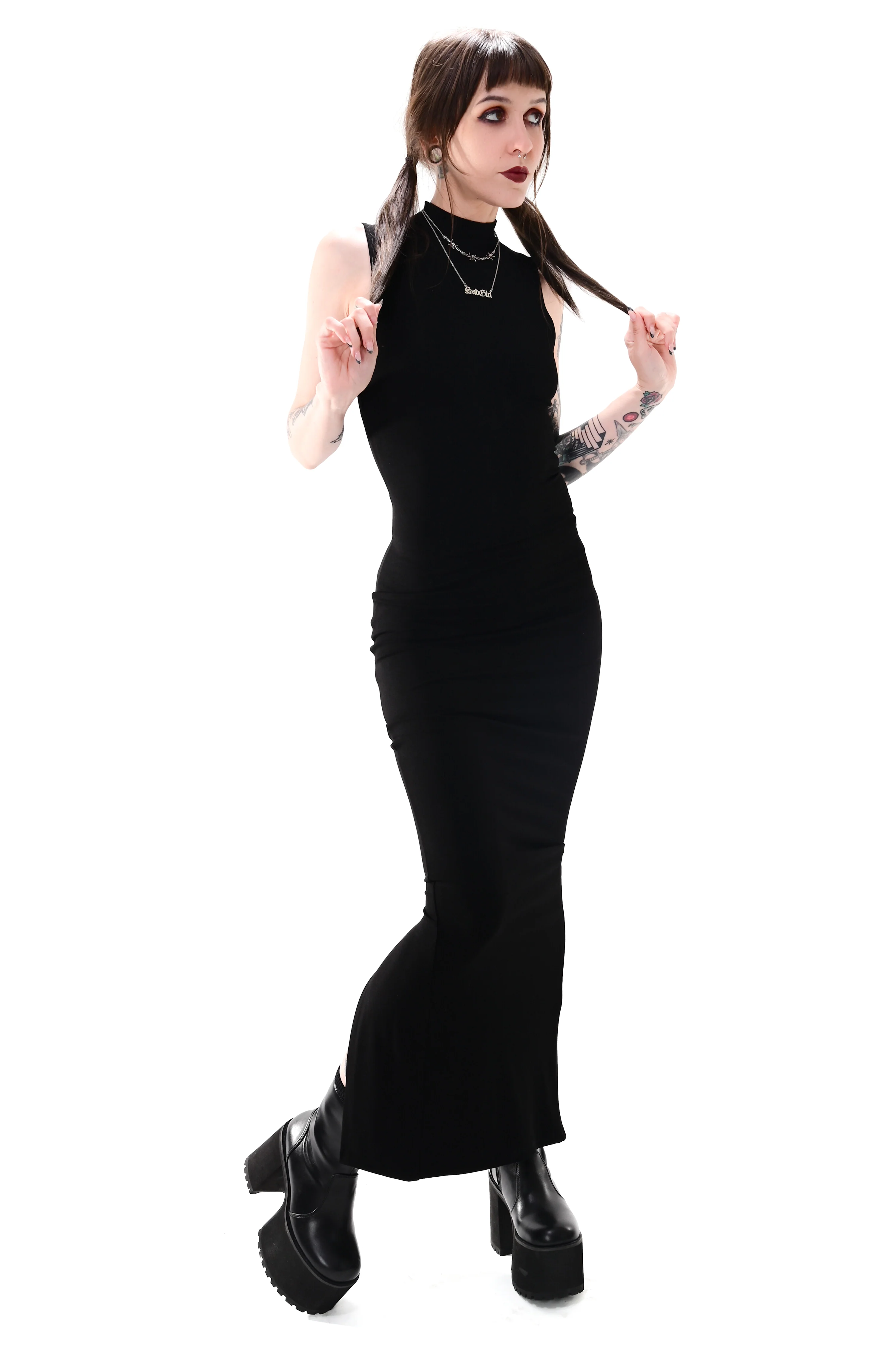 Claire High Neck Maxi Dress - XL/3XL/4XL left! - Image 6