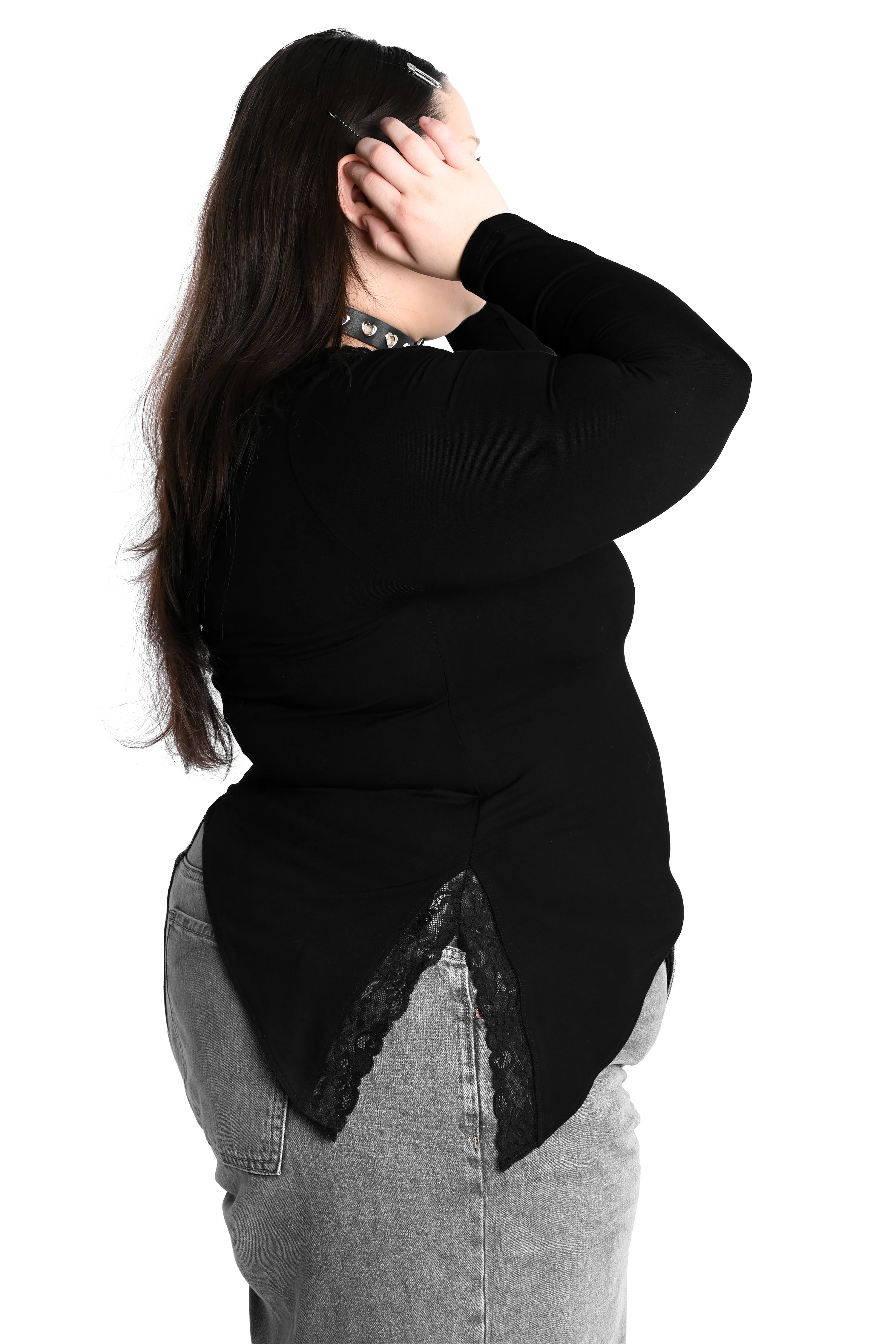Off the Shoulder Long Sleeve Top - Image 7