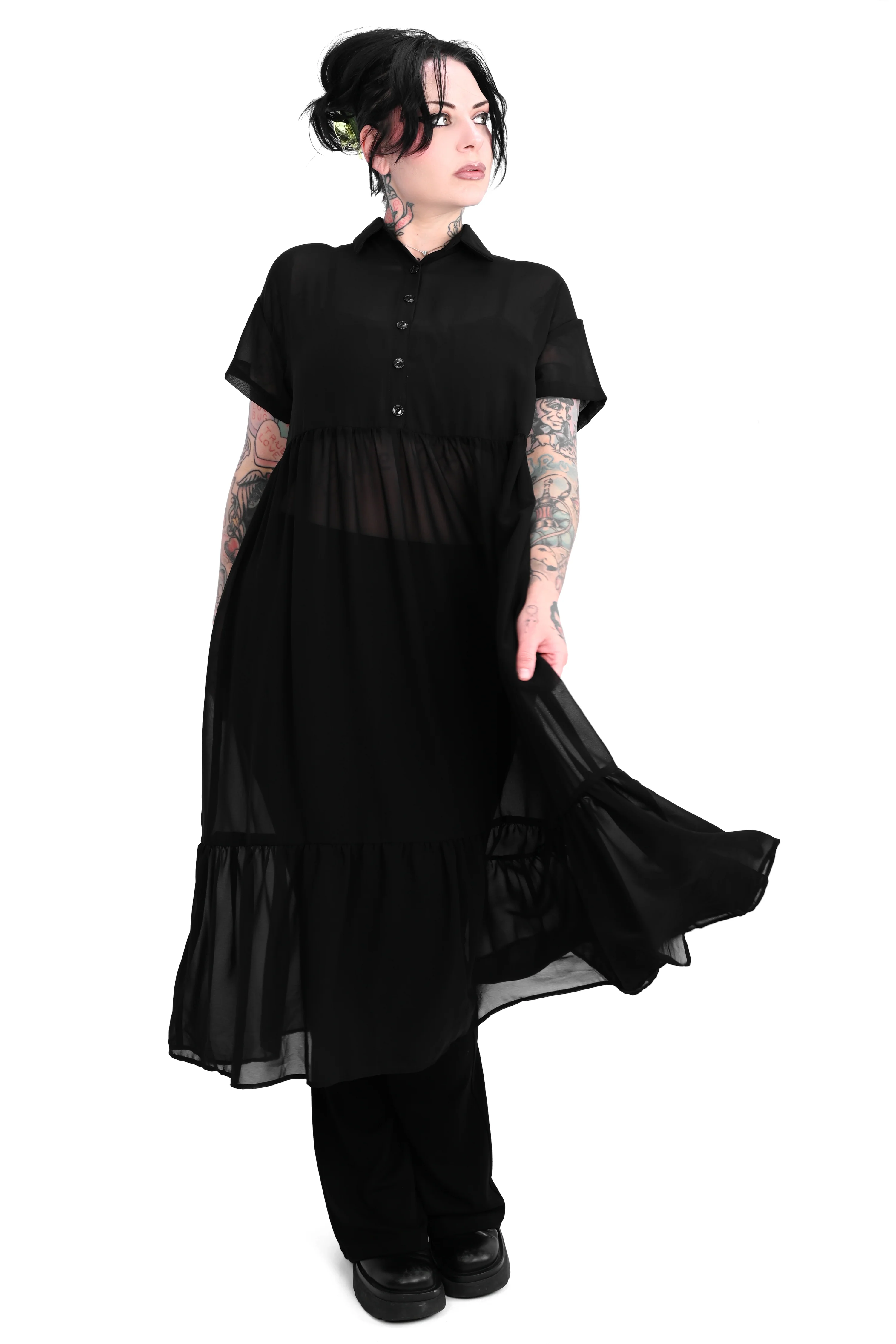 Dakota Chiffon Dress / Sign up for Restock Notifications! - Image 3