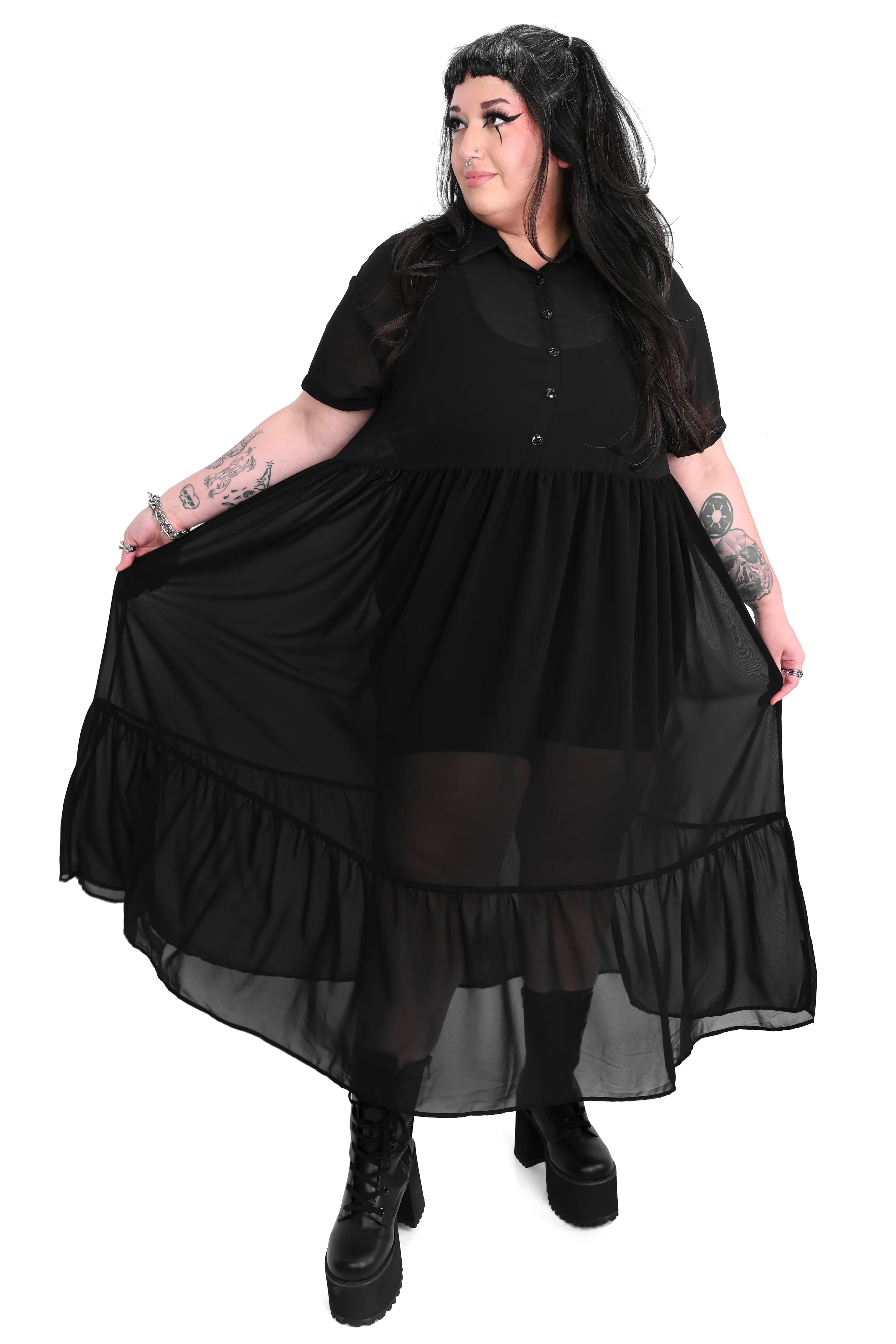 Dakota Chiffon Dress / Sign up for Restock Notifications! - Image 7