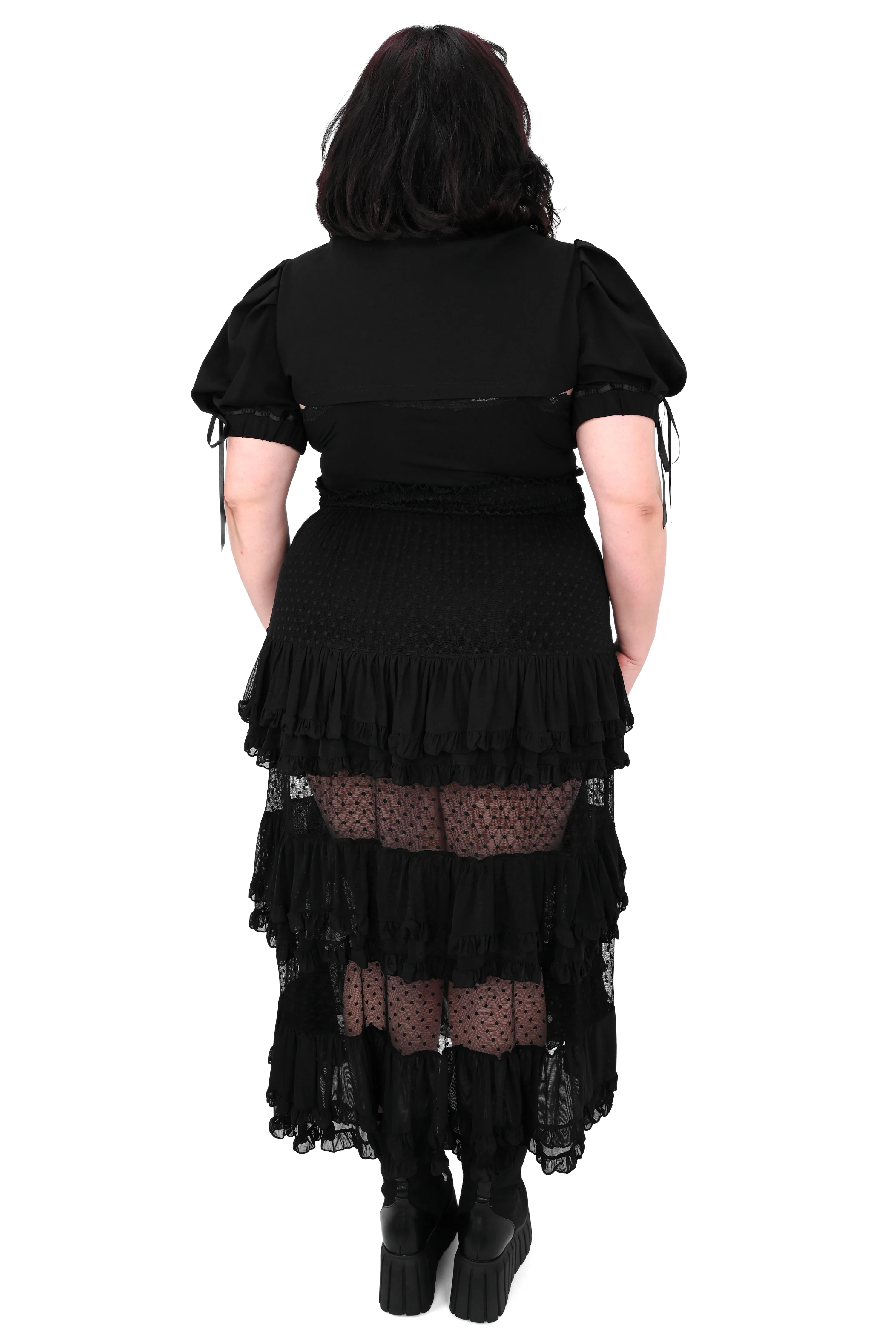 Lottie Mesh Ruffle Skirt - Image 4