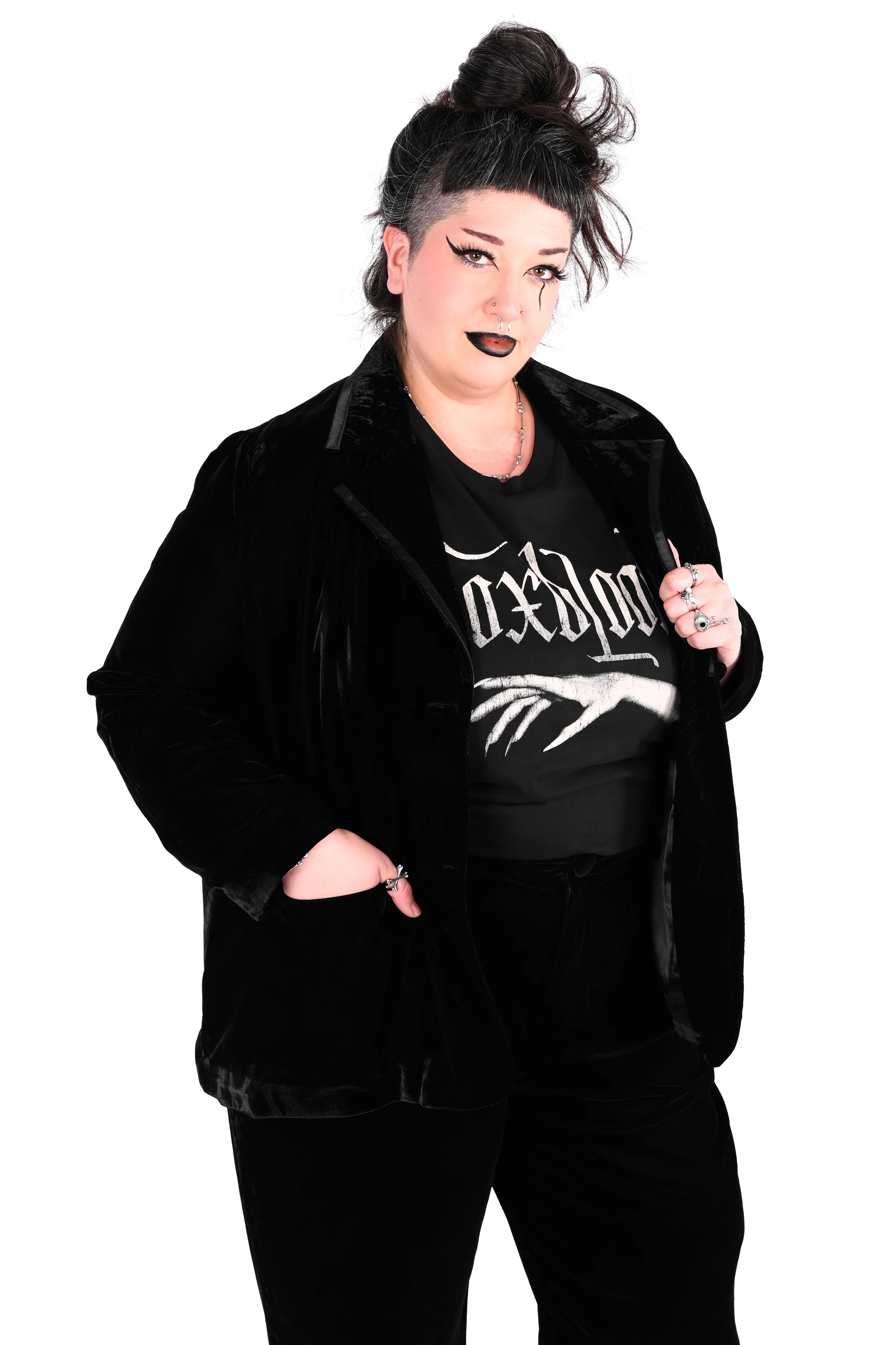 Eileen Velvet Blazer - Final Sale - Image 2