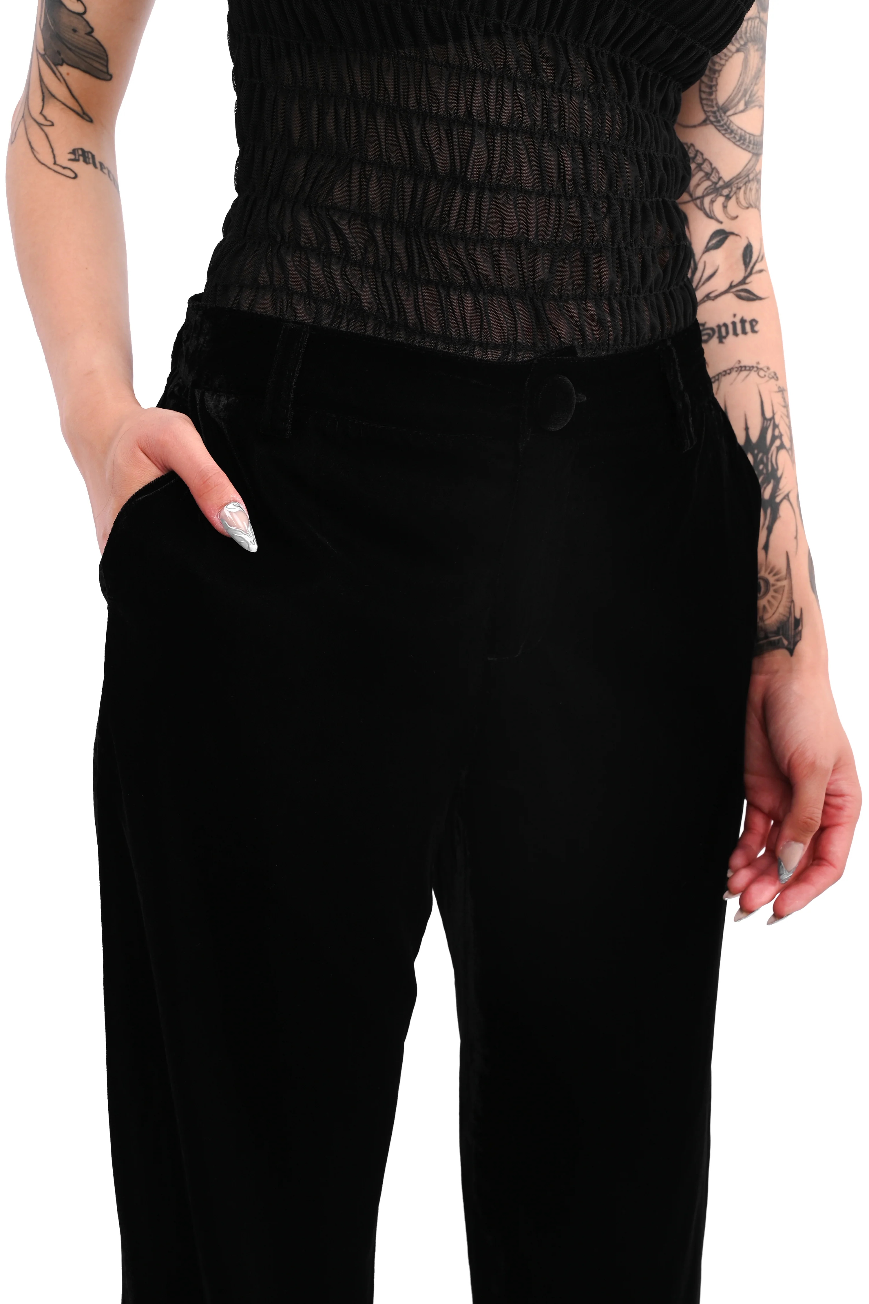 Eileen Velvet Pants - Final Sale - XS & 4XL left! - Image 4