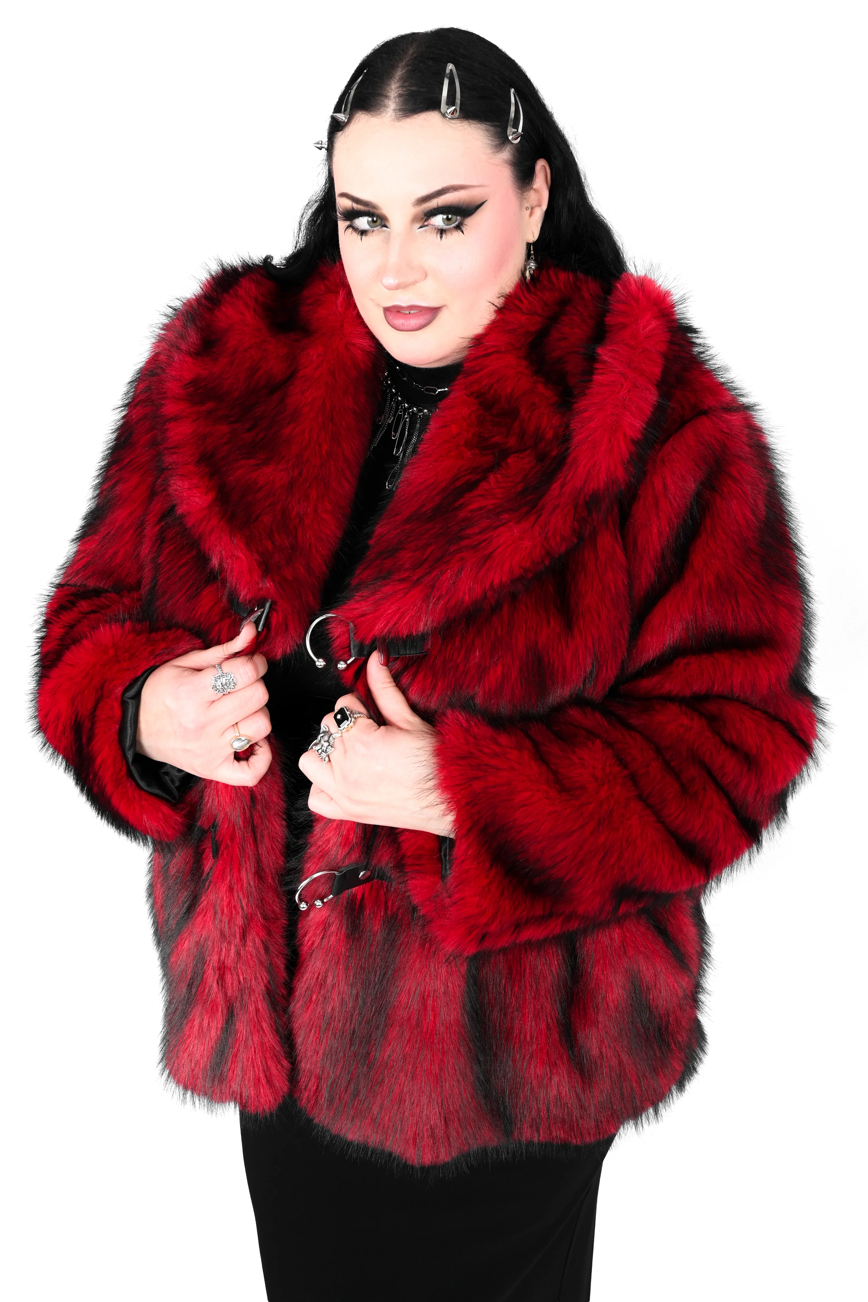 Etta Faux Fur Jacket - No Restock! - Image 3