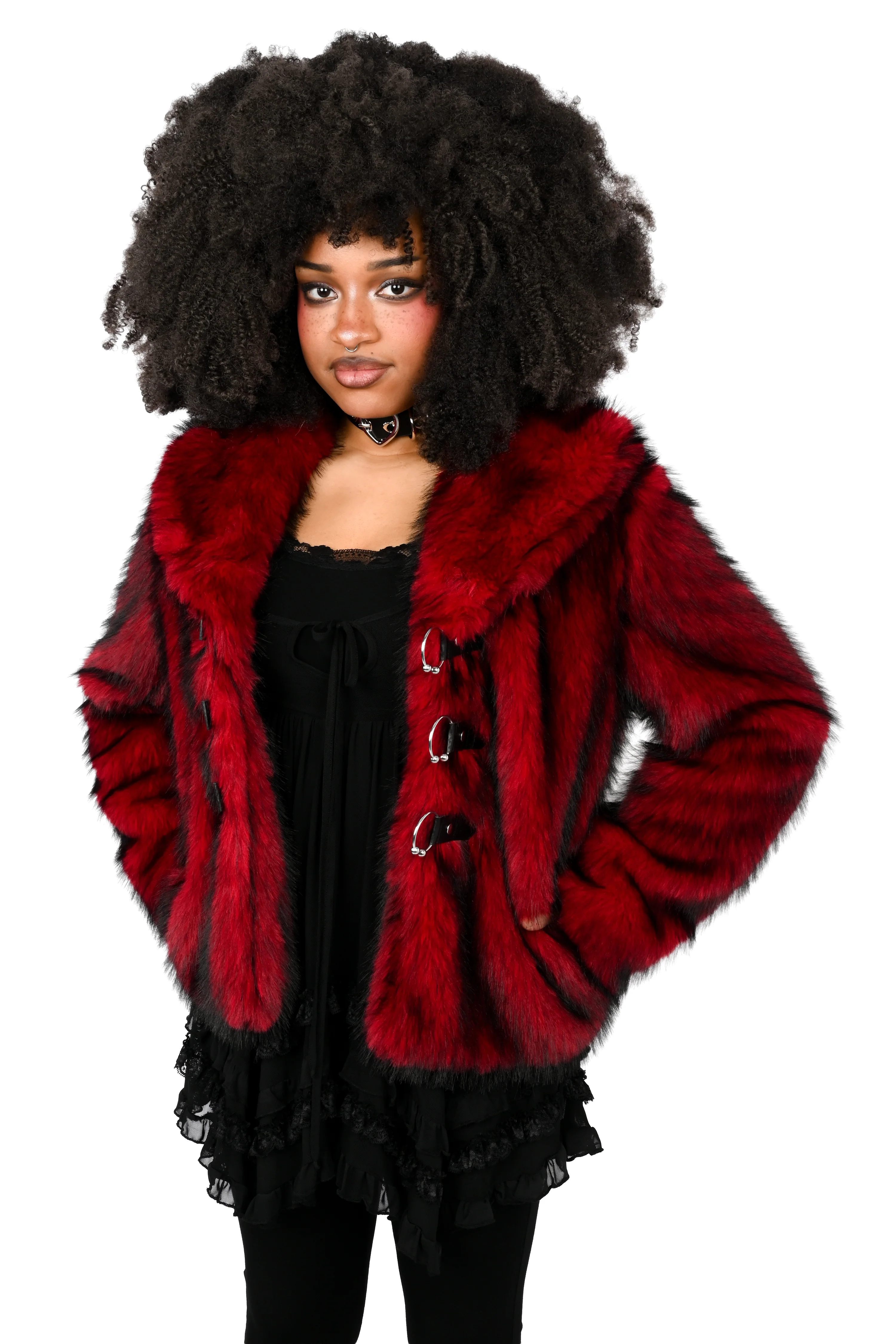 Etta Faux Fur Jacket - No Restock! - Image 4