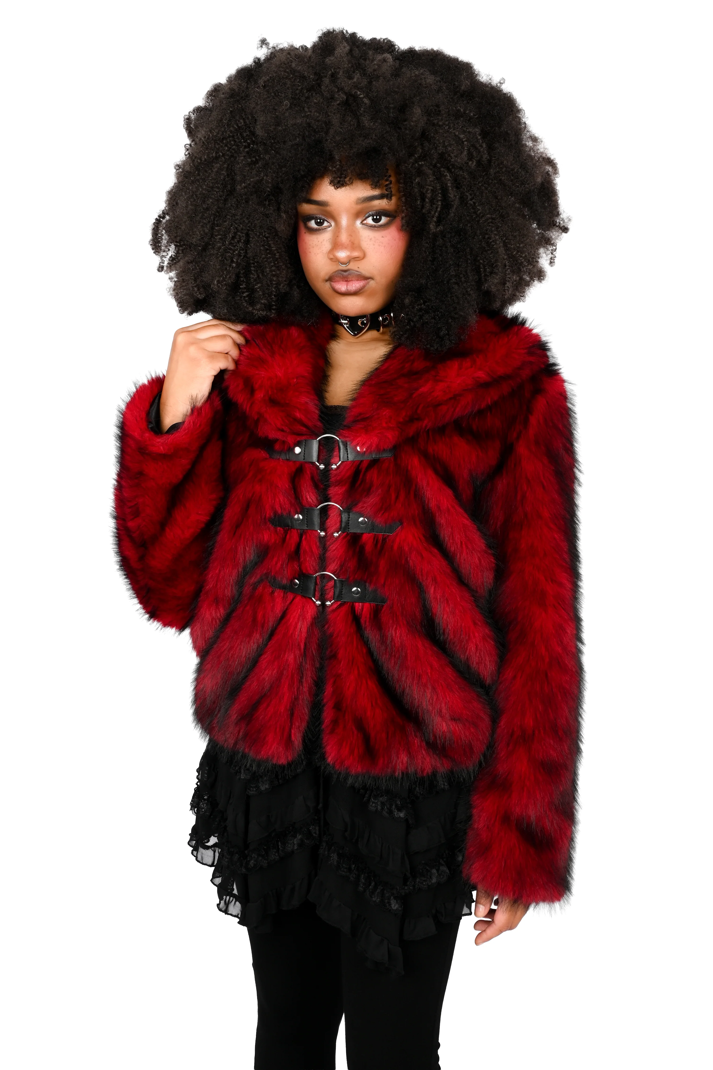 Etta Faux Fur Jacket - No Restock! - Image 6