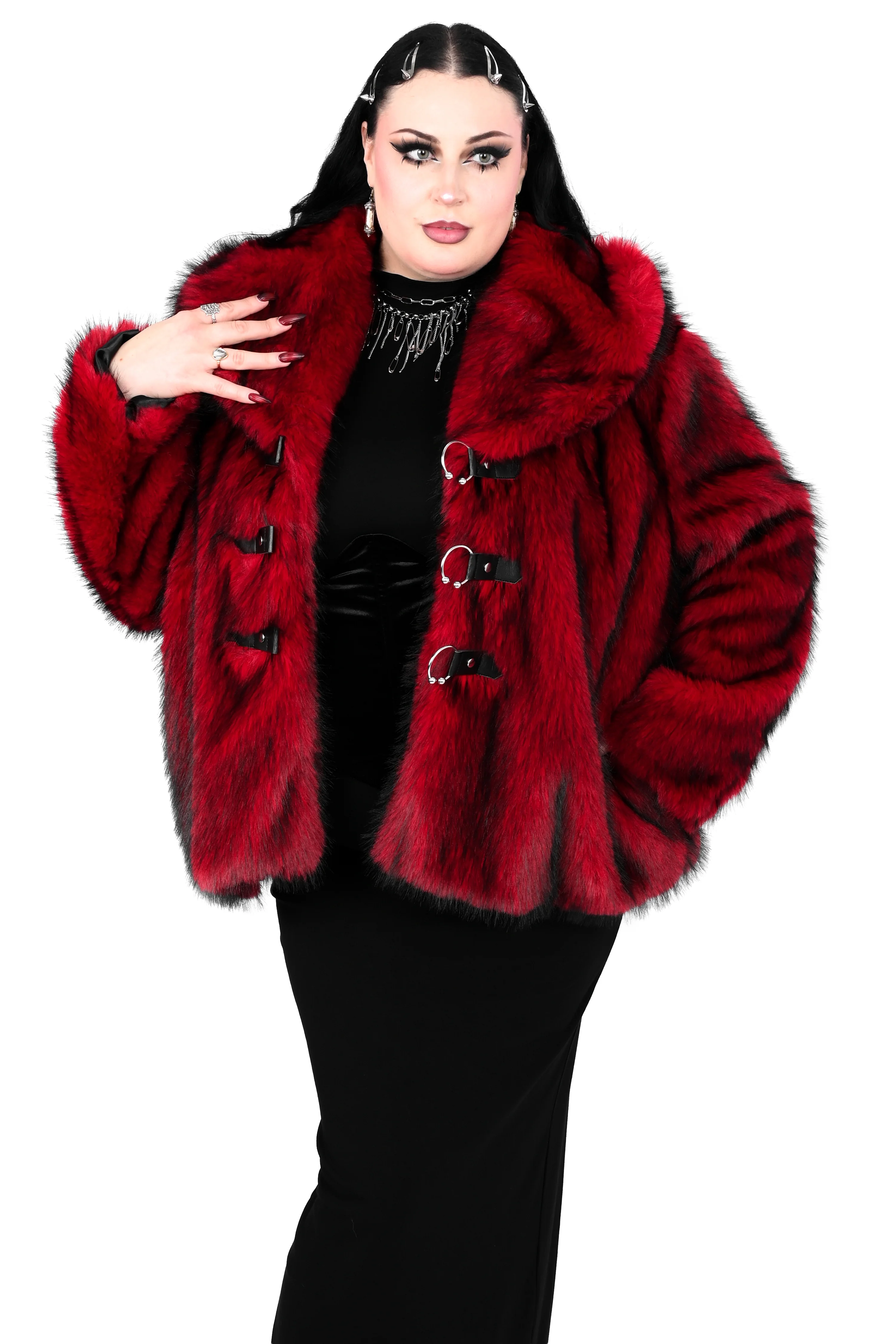 Etta Faux Fur Jacket - No Restock! - Image 7