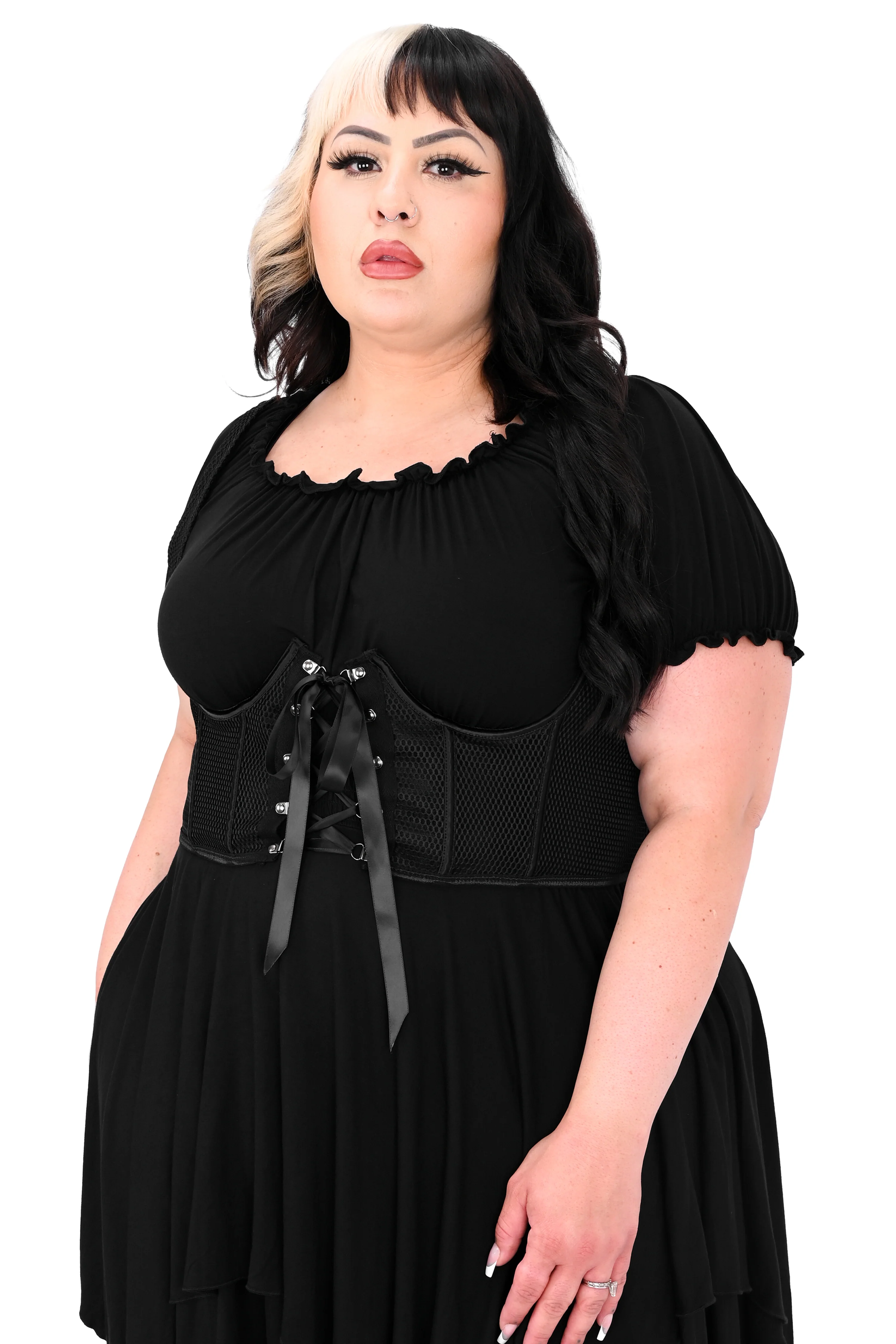 Fishnet Underbust Corset - No Restock!