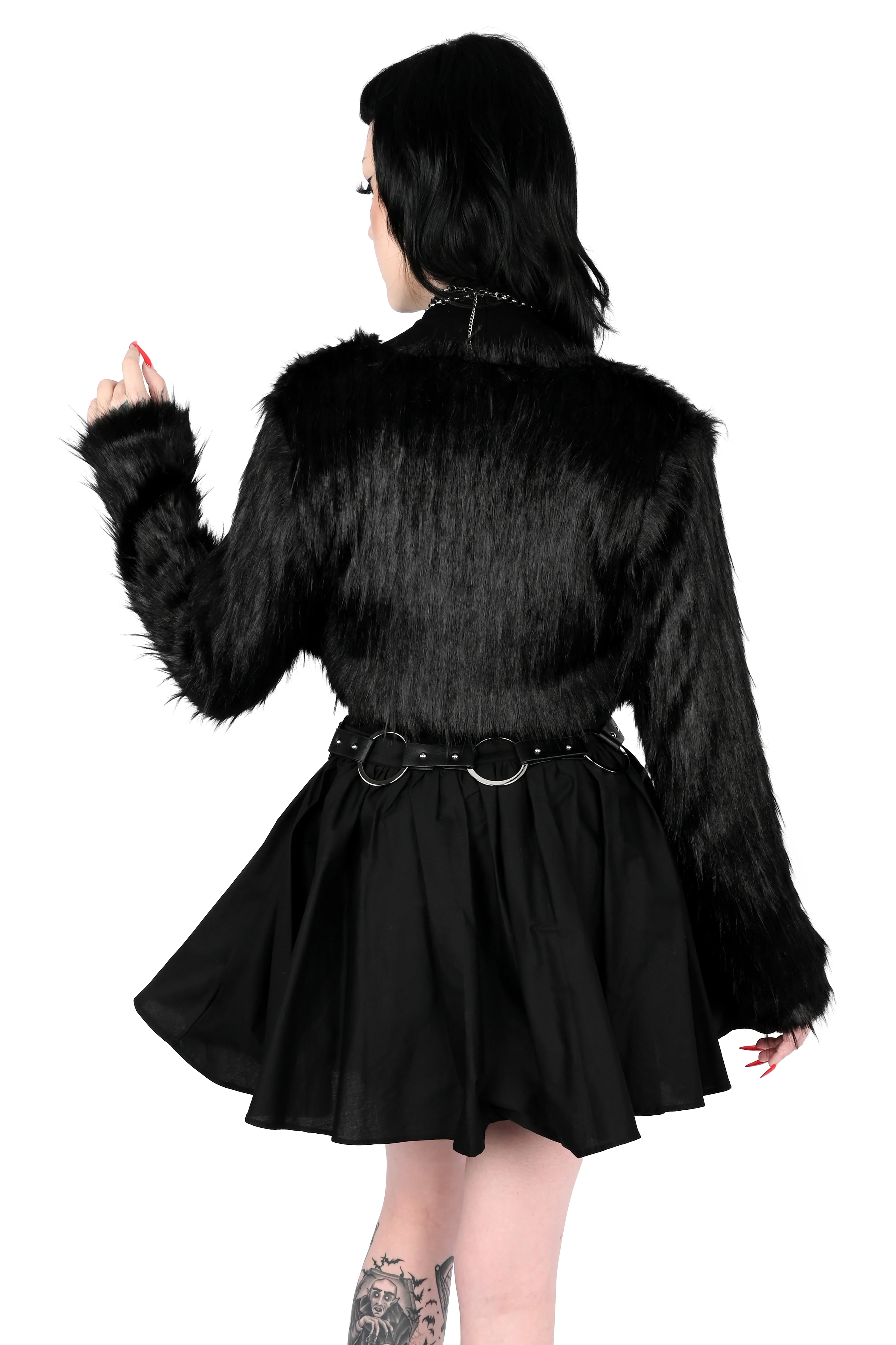 Fuzzy Crop Bolero - Rare Edition (Reclaimed Designer Fabric) - XS left! - Image 8