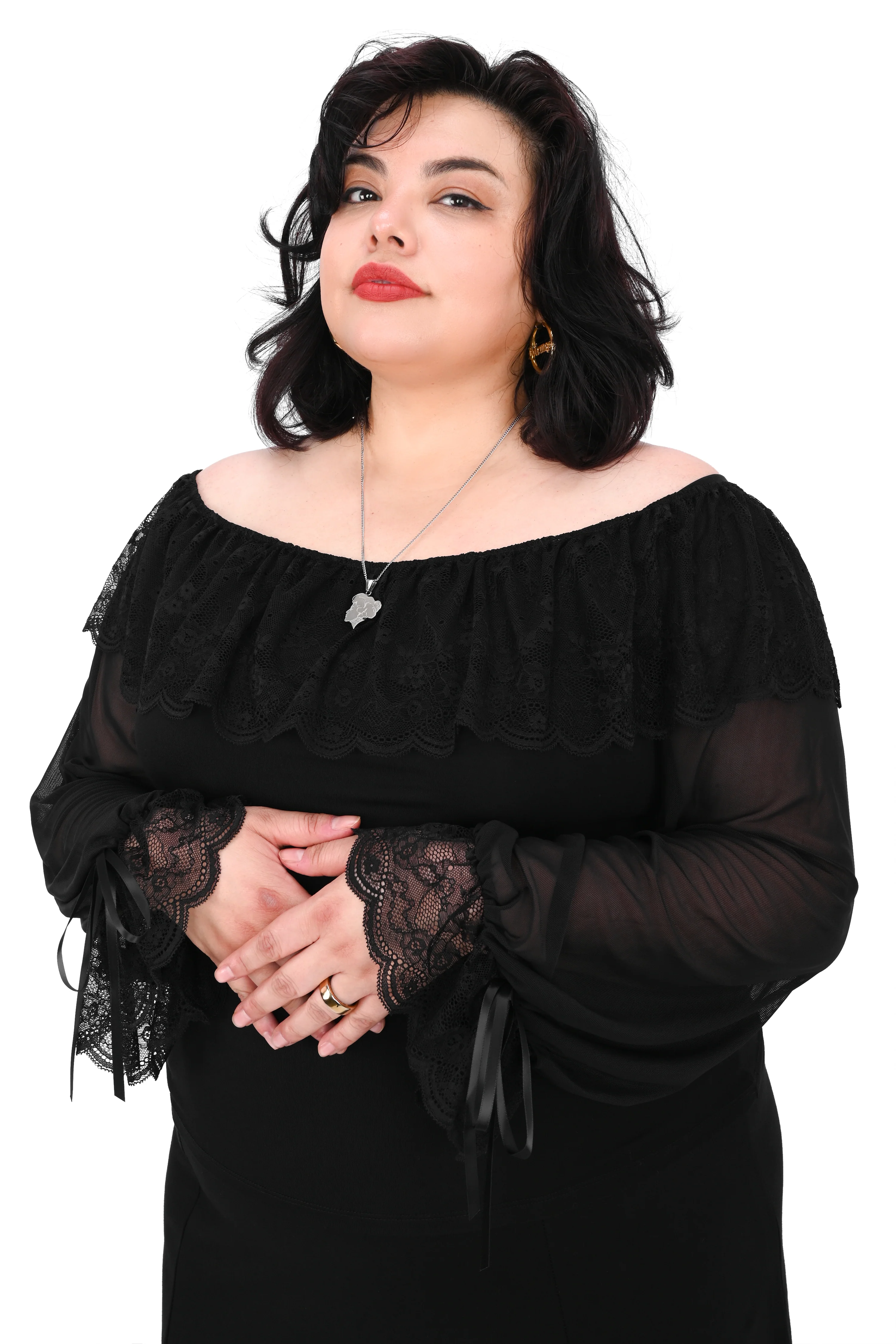 Greta Off Shoulder Top - Sign up for restock notifications! - XS left! - Image 2