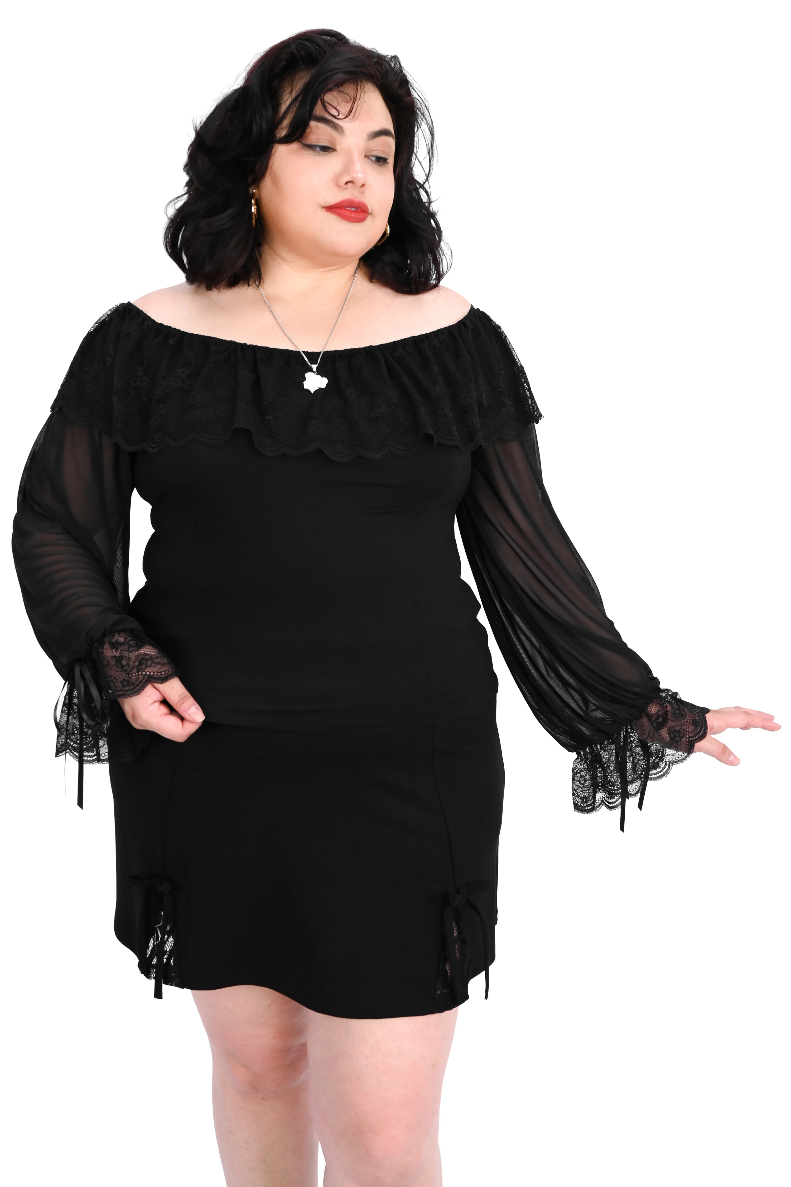 Greta Off Shoulder Top - Sign up for restock notifications! - XS left! - Image 7