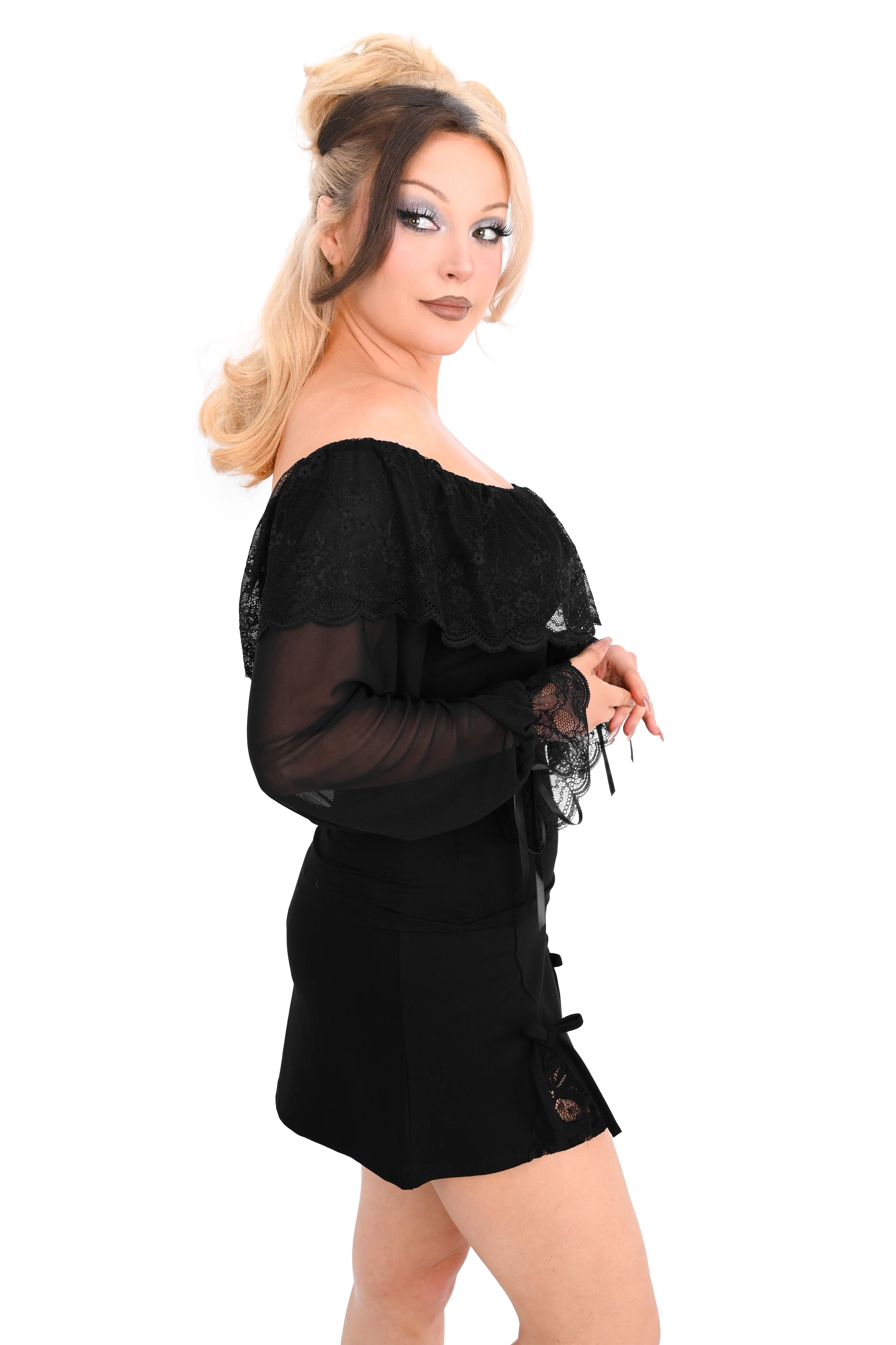 Greta Off Shoulder Top - Sign up for restock notifications! - XS left! - Image 9