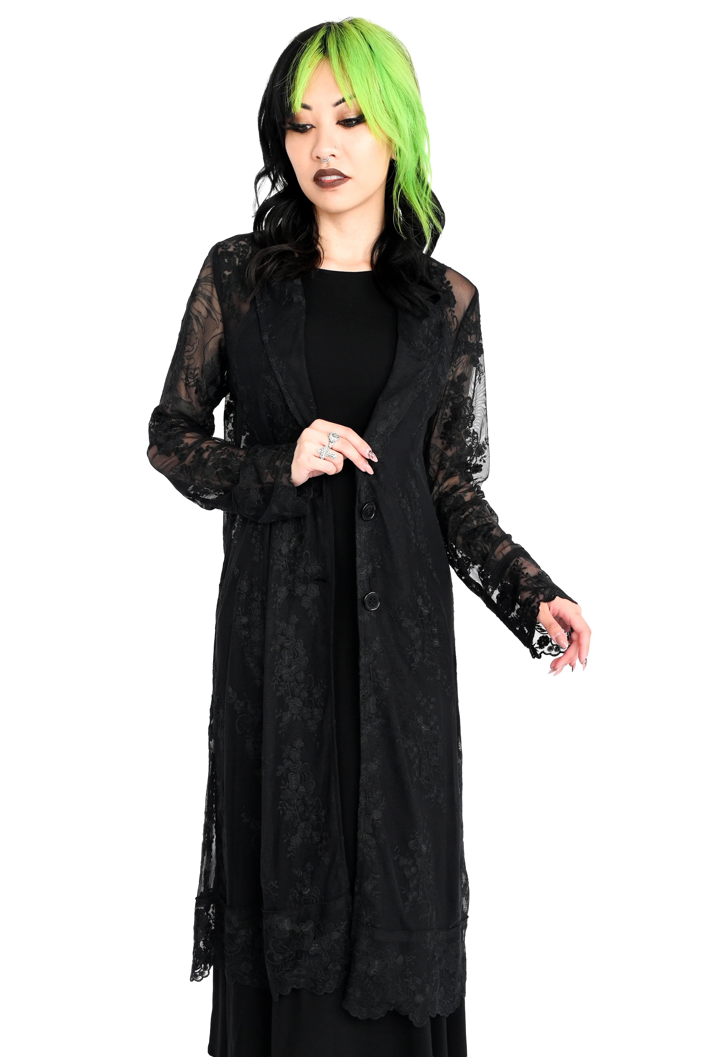 Ingrid Lace Trench Coat - XS/S/L/2XL left! - Image 8