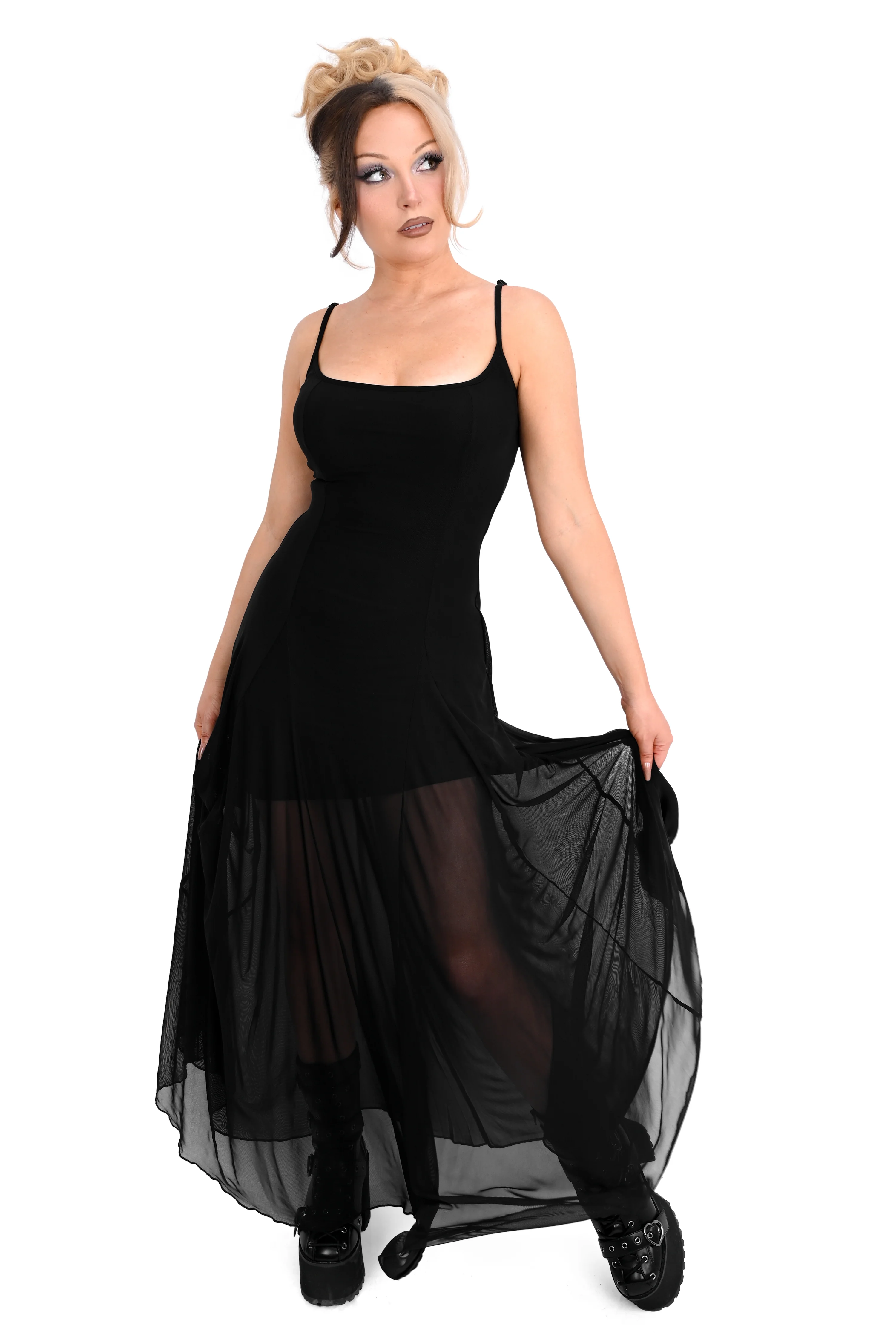 Julia Mesh Dress - Image 3