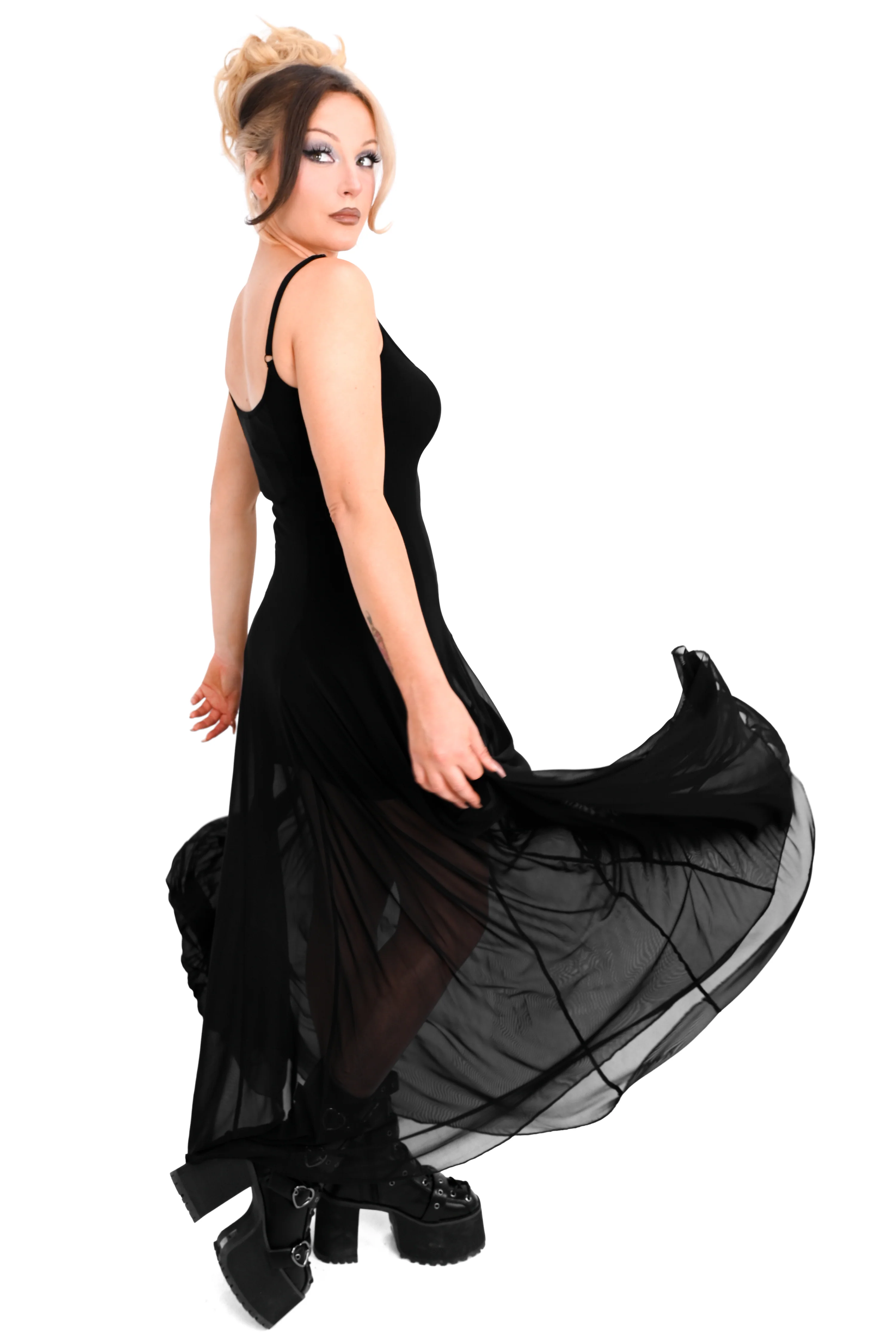 Julia Mesh Dress - Image 9