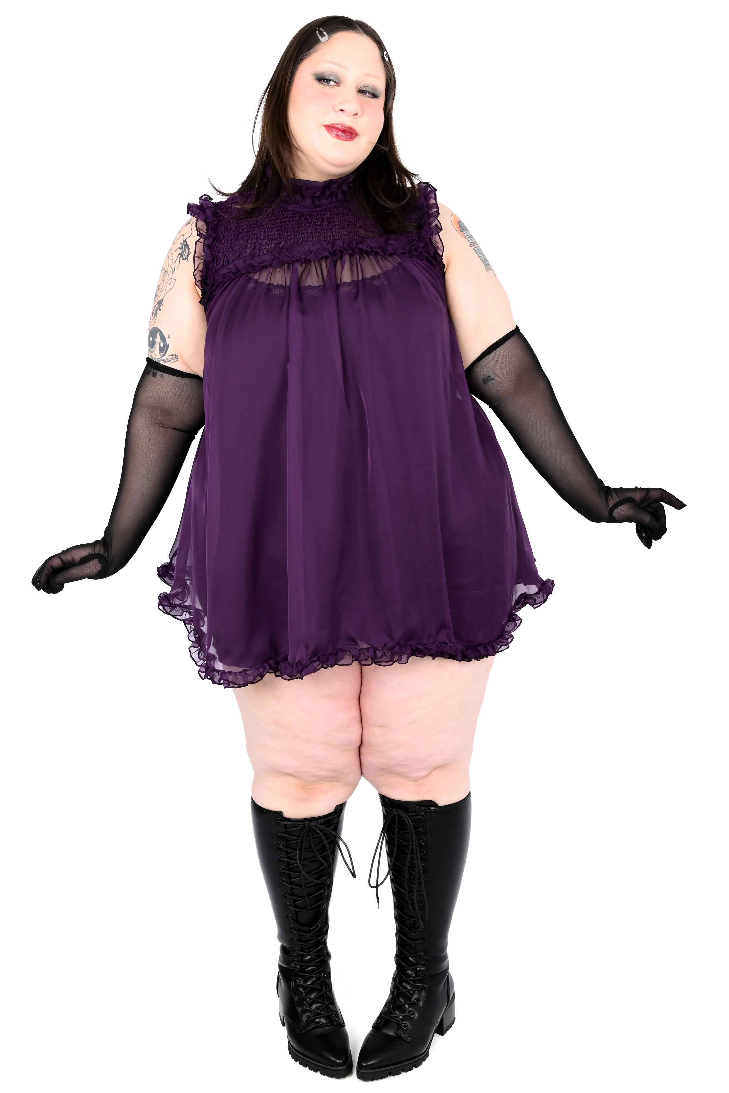 Kathryn Babydoll Dress - Flora - 3XL/4XL left! - Image 5