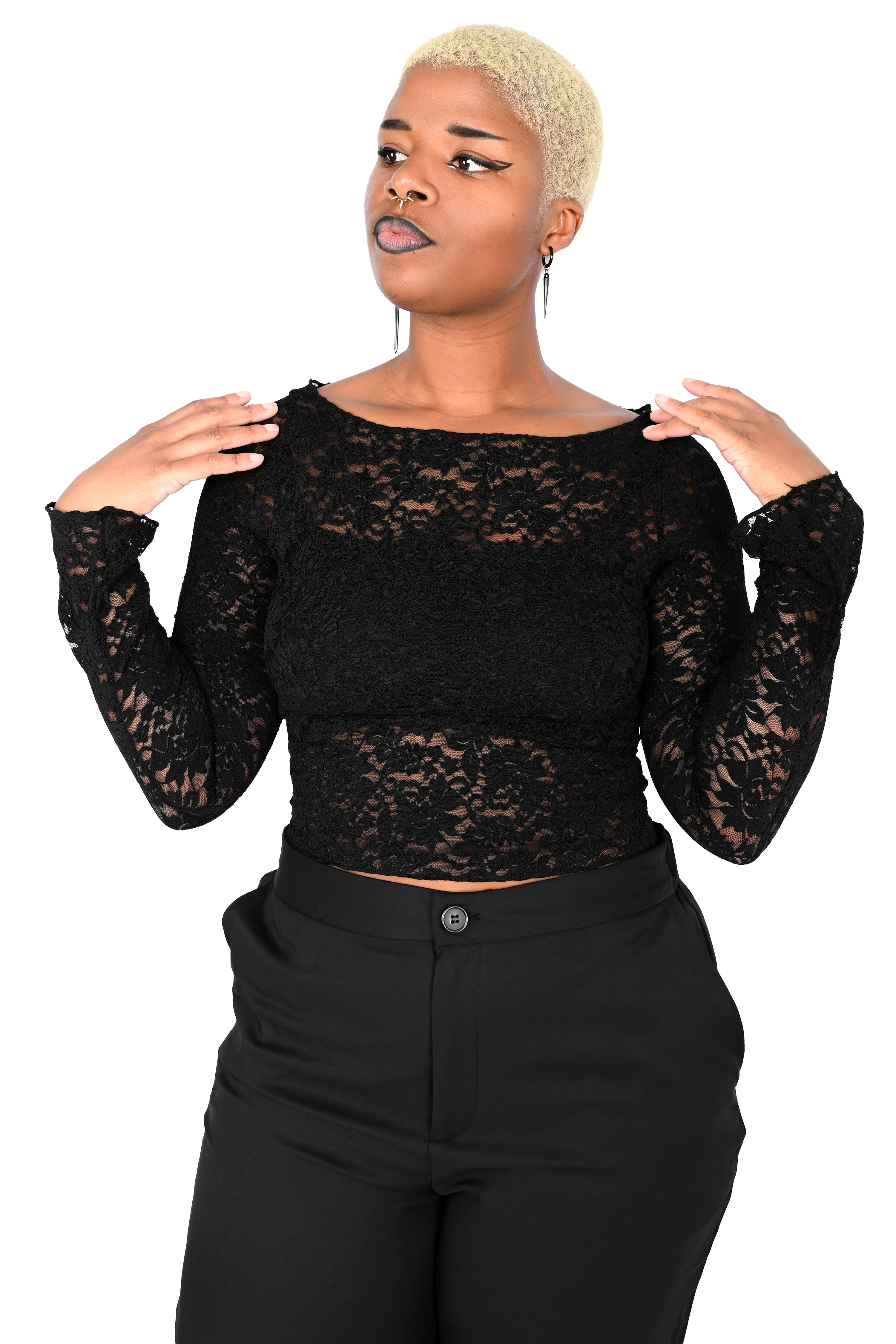 Lace Long Sleeve Top - No Restock!