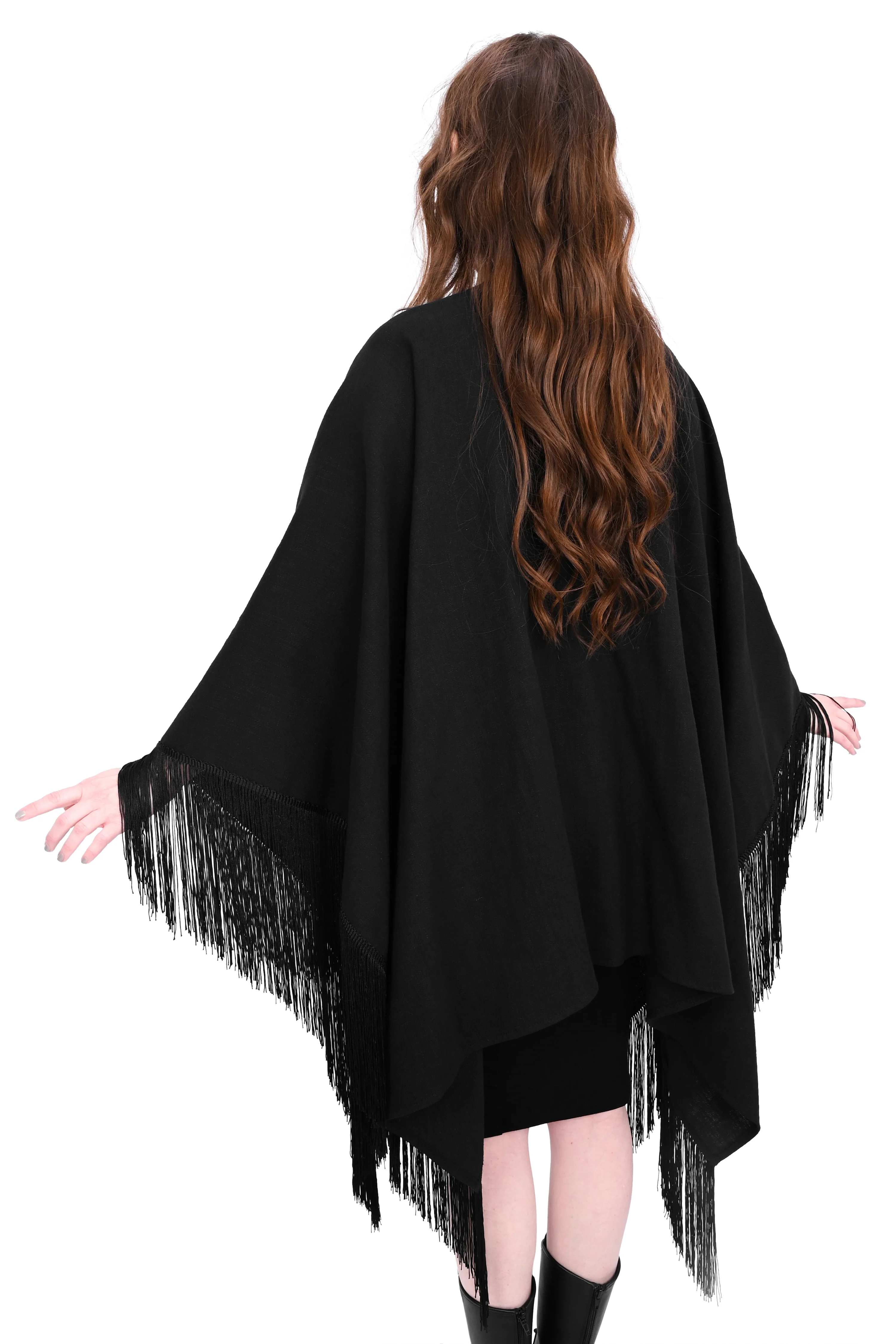 Leandra Fringe Shawl - Final Sale - Image 7