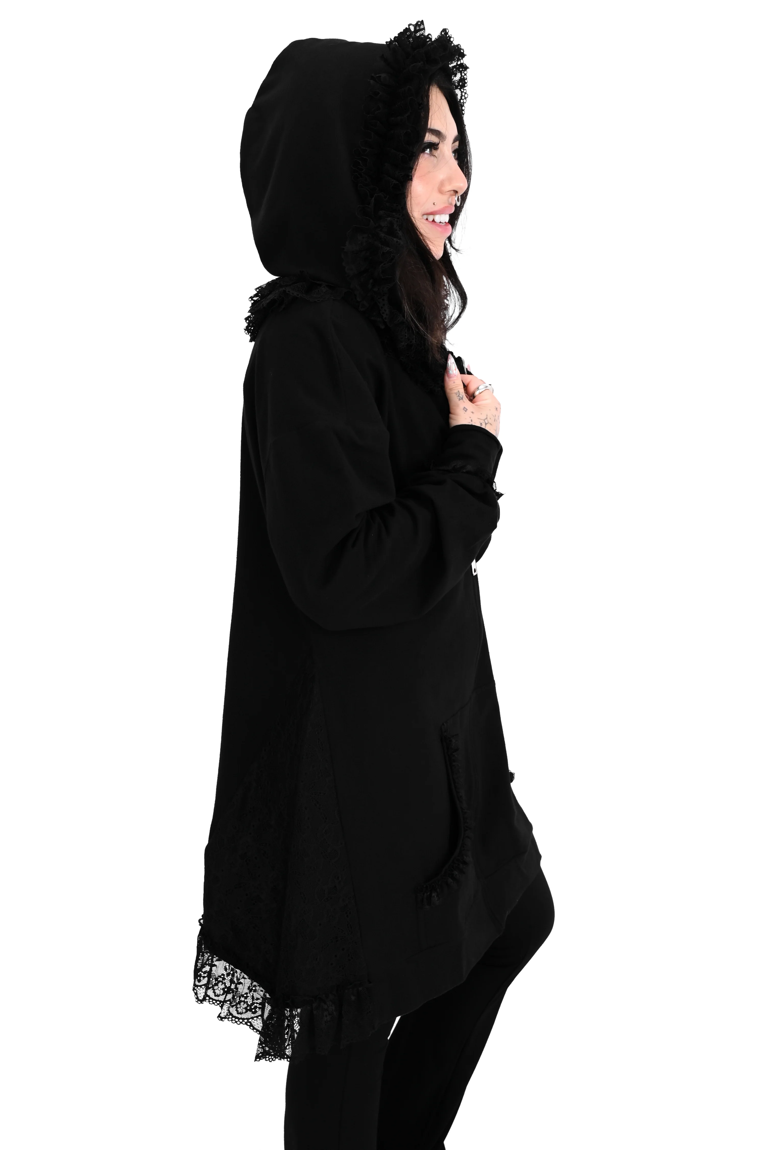 Lucy Ruffle Hoodie - Image 6