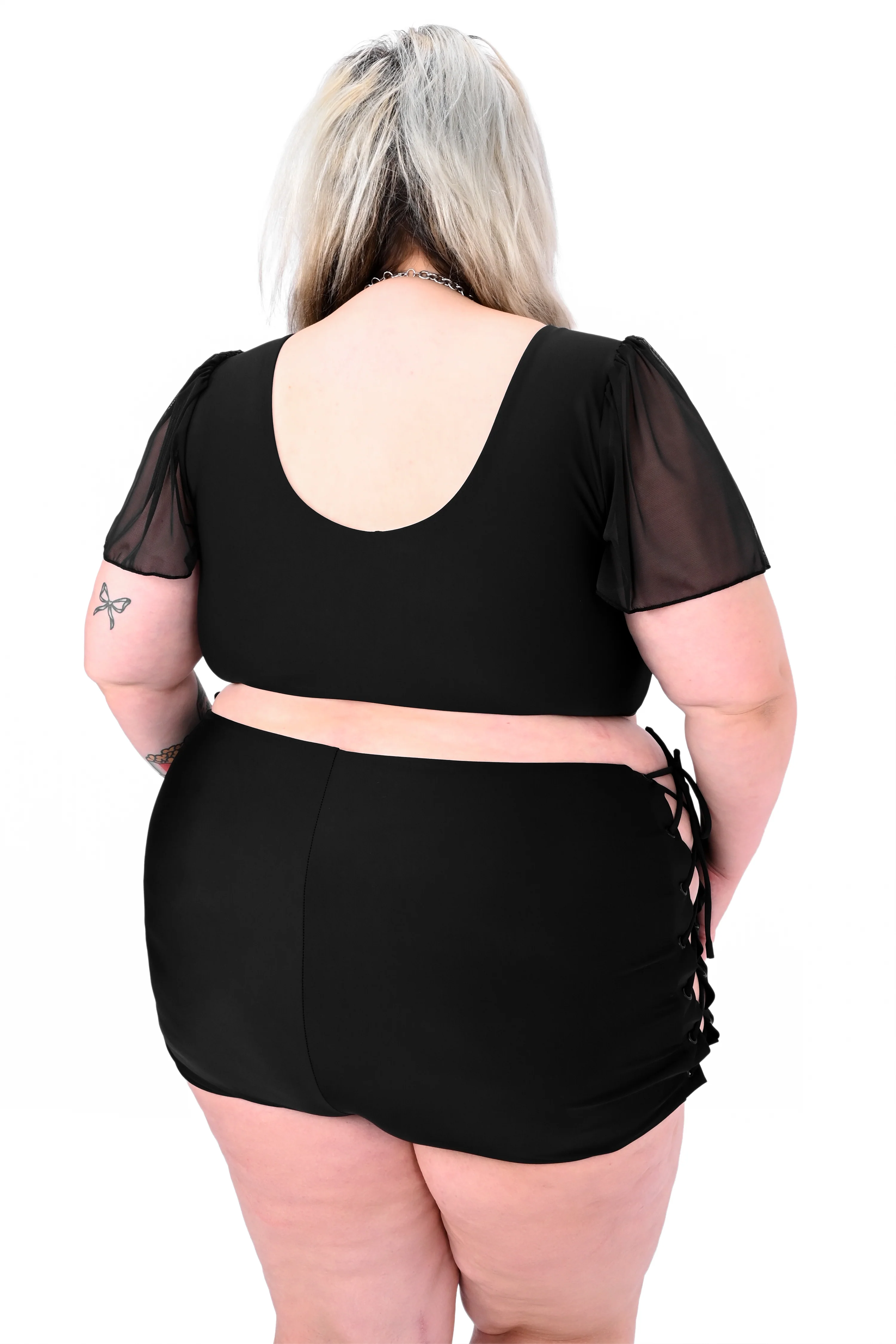 Maxine Lace Up Swim Shorts - Image 7