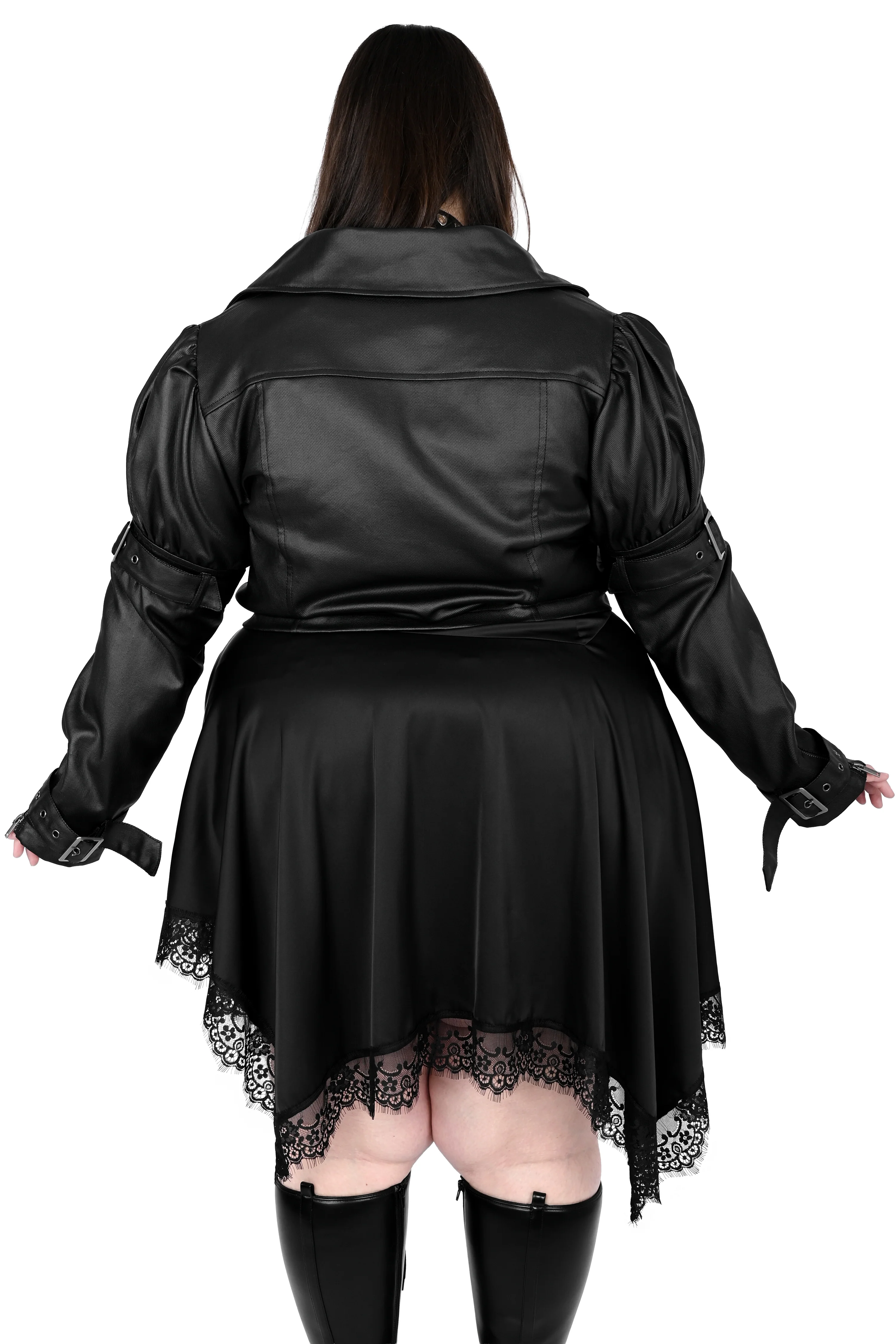 Meadow Puff Sleeve Moto Jacket - Image 12