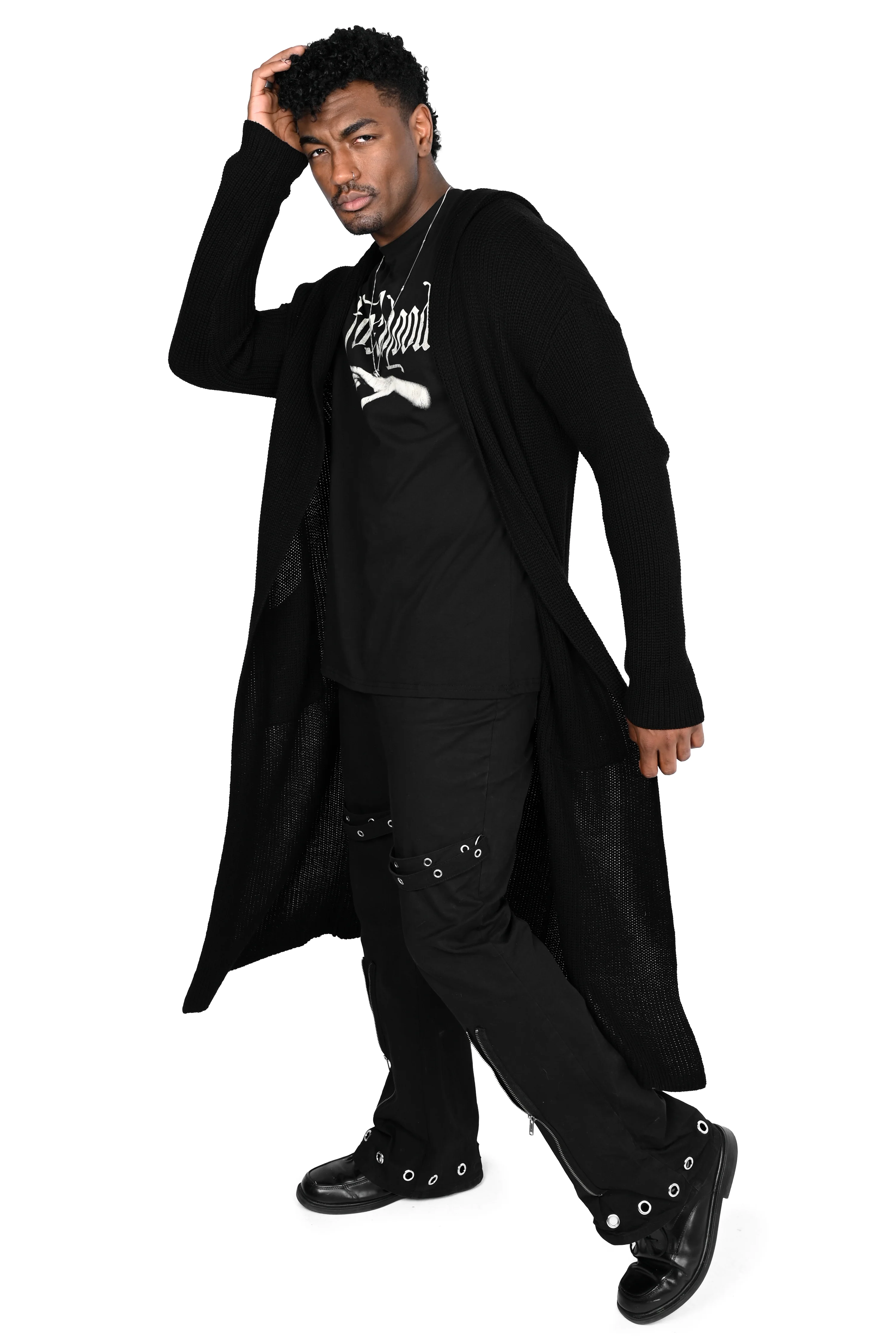 Micah Hooded Duster Sweater - XS left! - Image 4